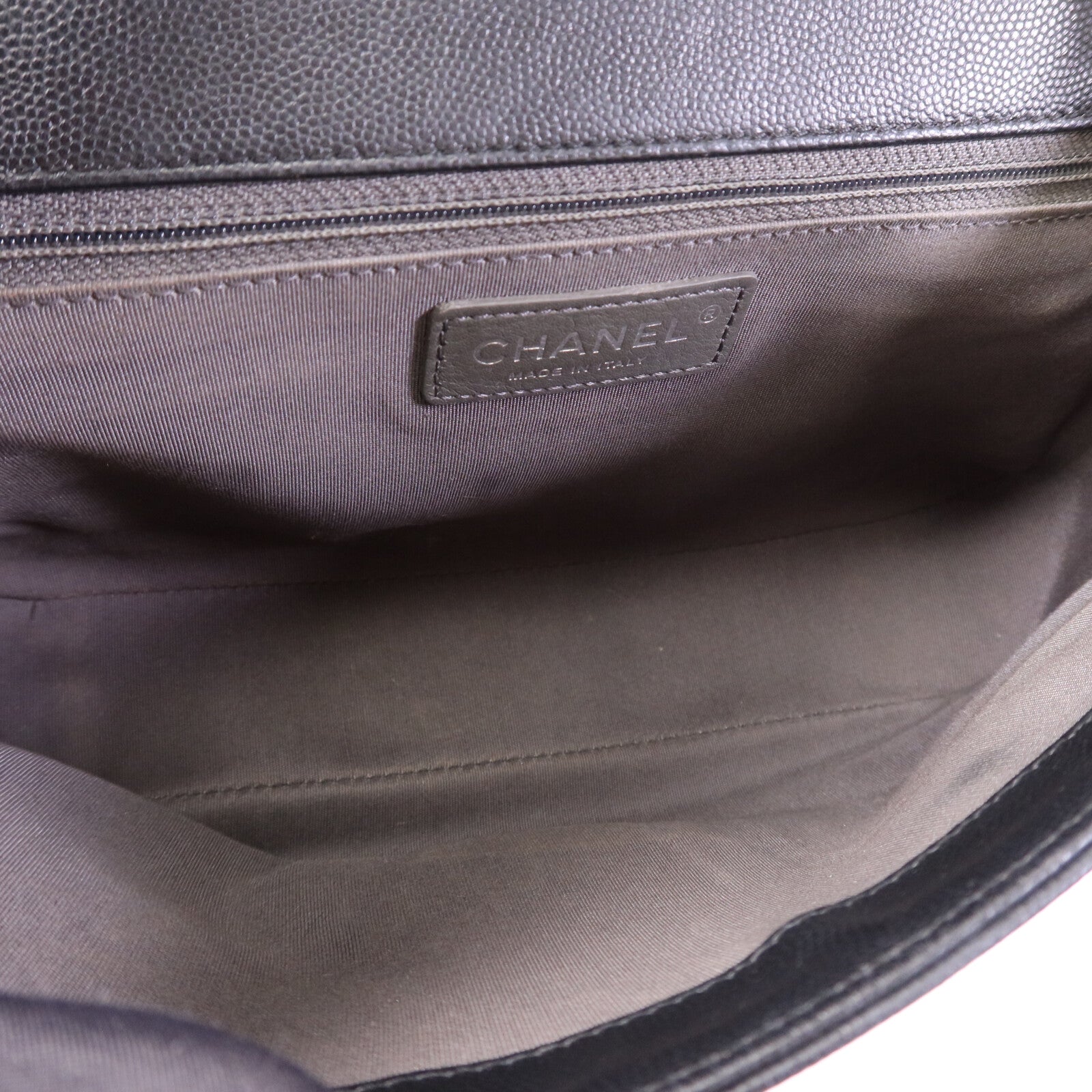 CHANEL 【激減優惠】牛皮皮革Shoulder Bag銀扣鏈帶肩背袋