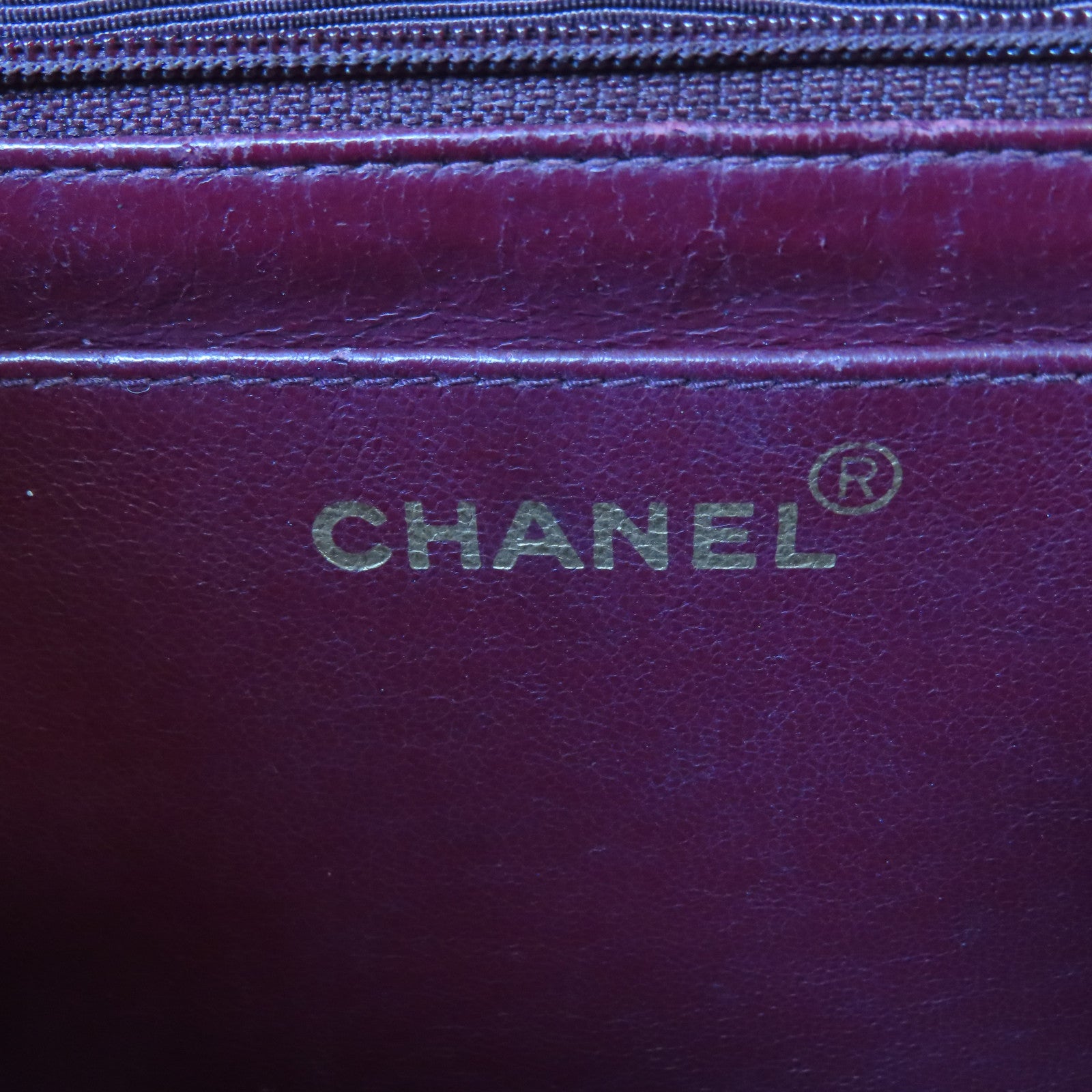 CHANEL 菱格羊皮皮革Diana金扣鏈帶肩背袋黑色