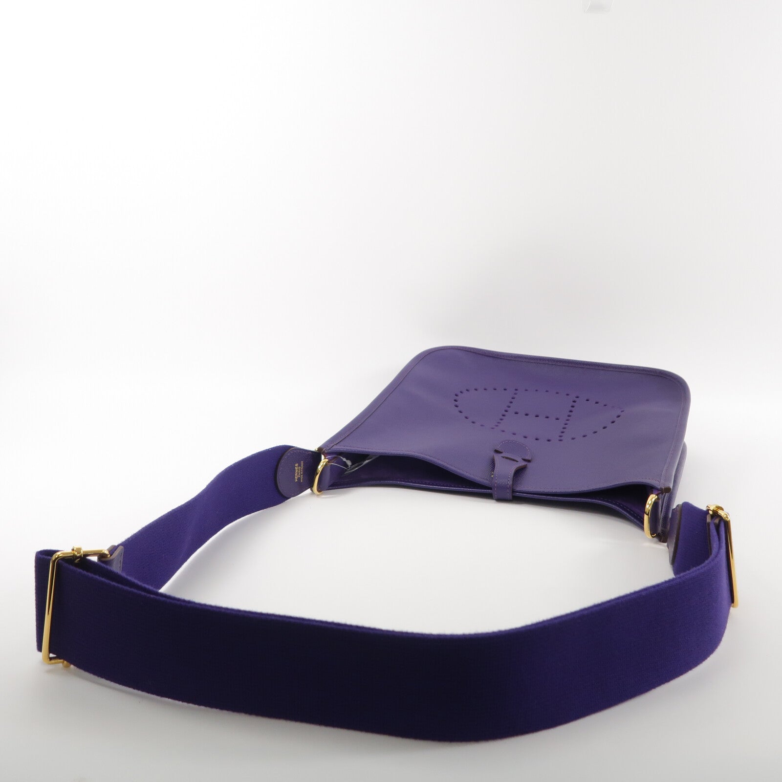 HERMES Epsom皮革Evelyne PM肩背袋Iris