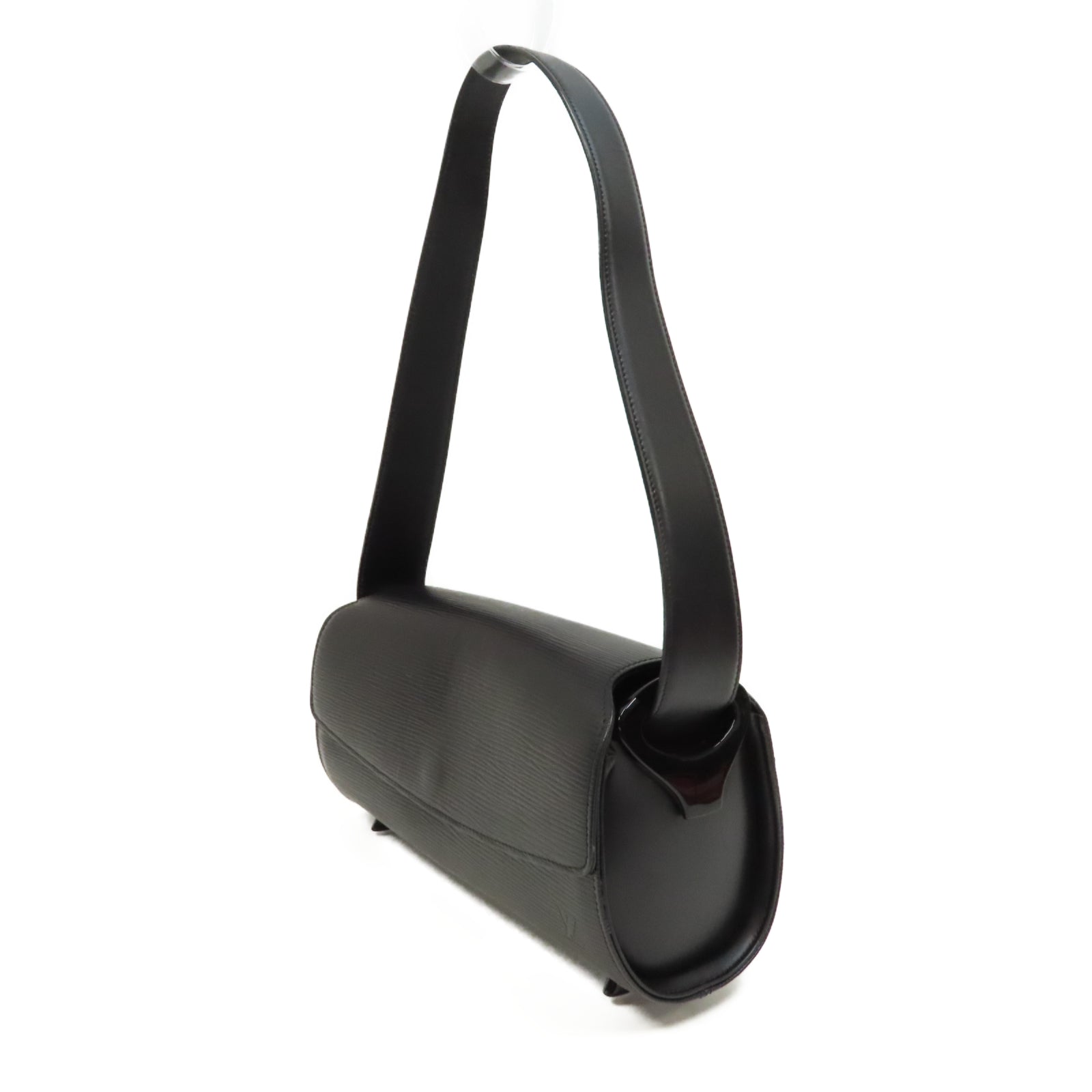 LOUIS VUITTON Epi Nocturne PM金扣肩背袋黑色