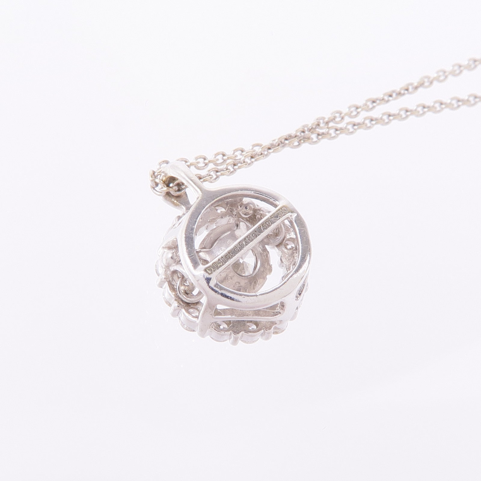JEWELRY 18K白金Diamond Necklace鑽石項鍊