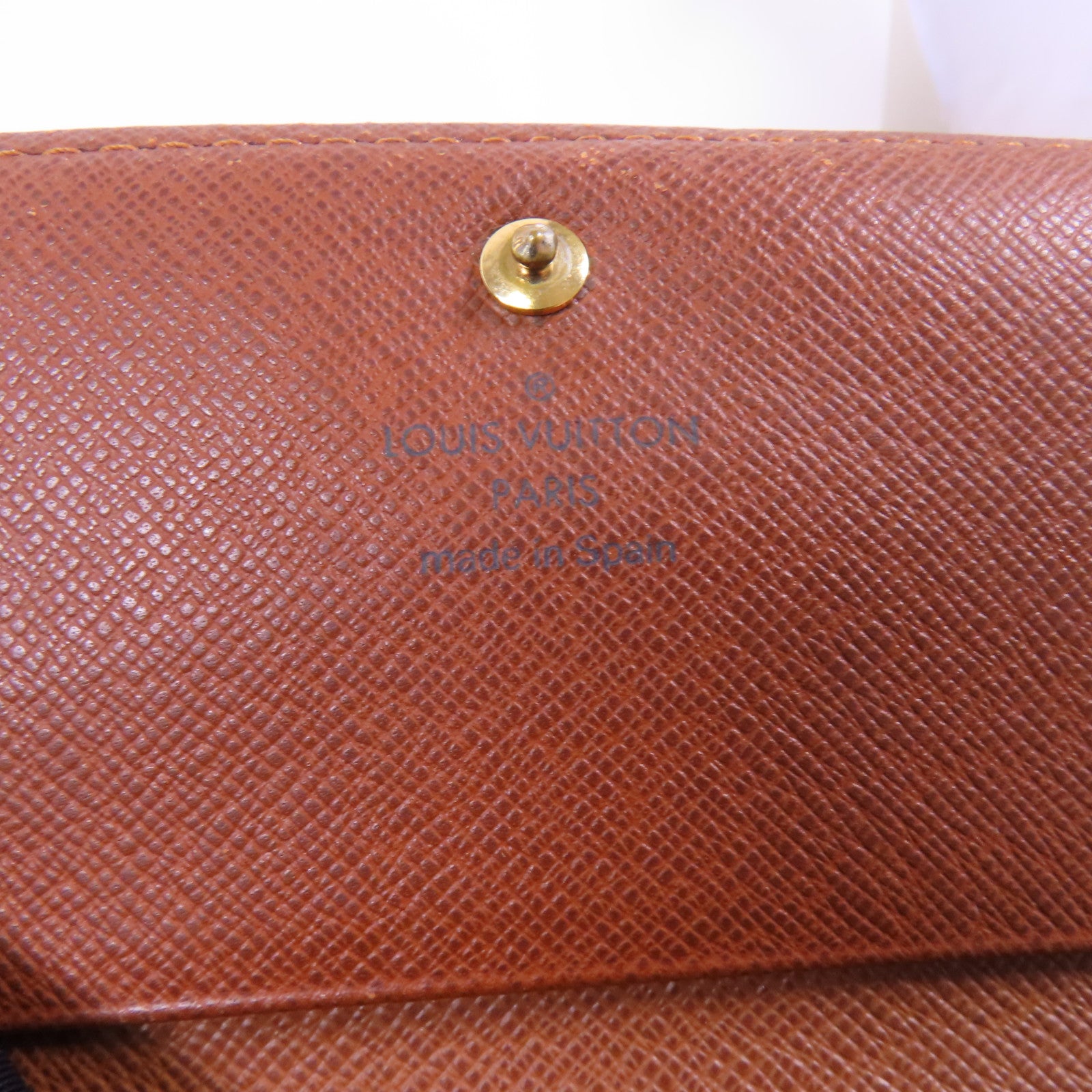 LOUIS VUITTON Monogram Porte Monnaie 金扣錢包