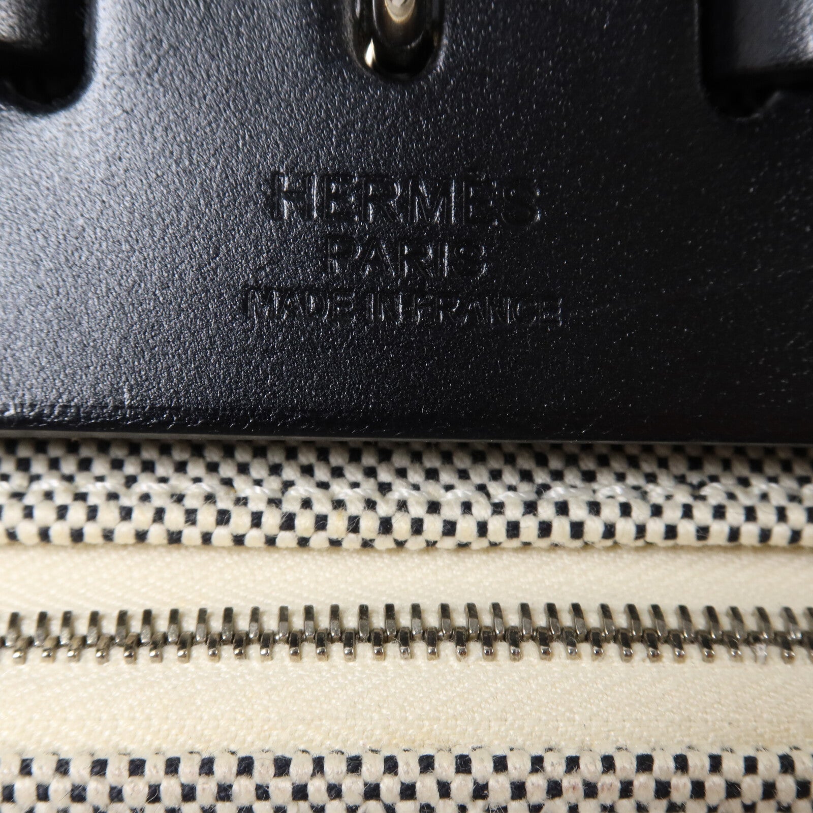 HERMES 帆布Herbag Zip Pegasus Pop PM手挽肩背兩用袋Ecru/Beige