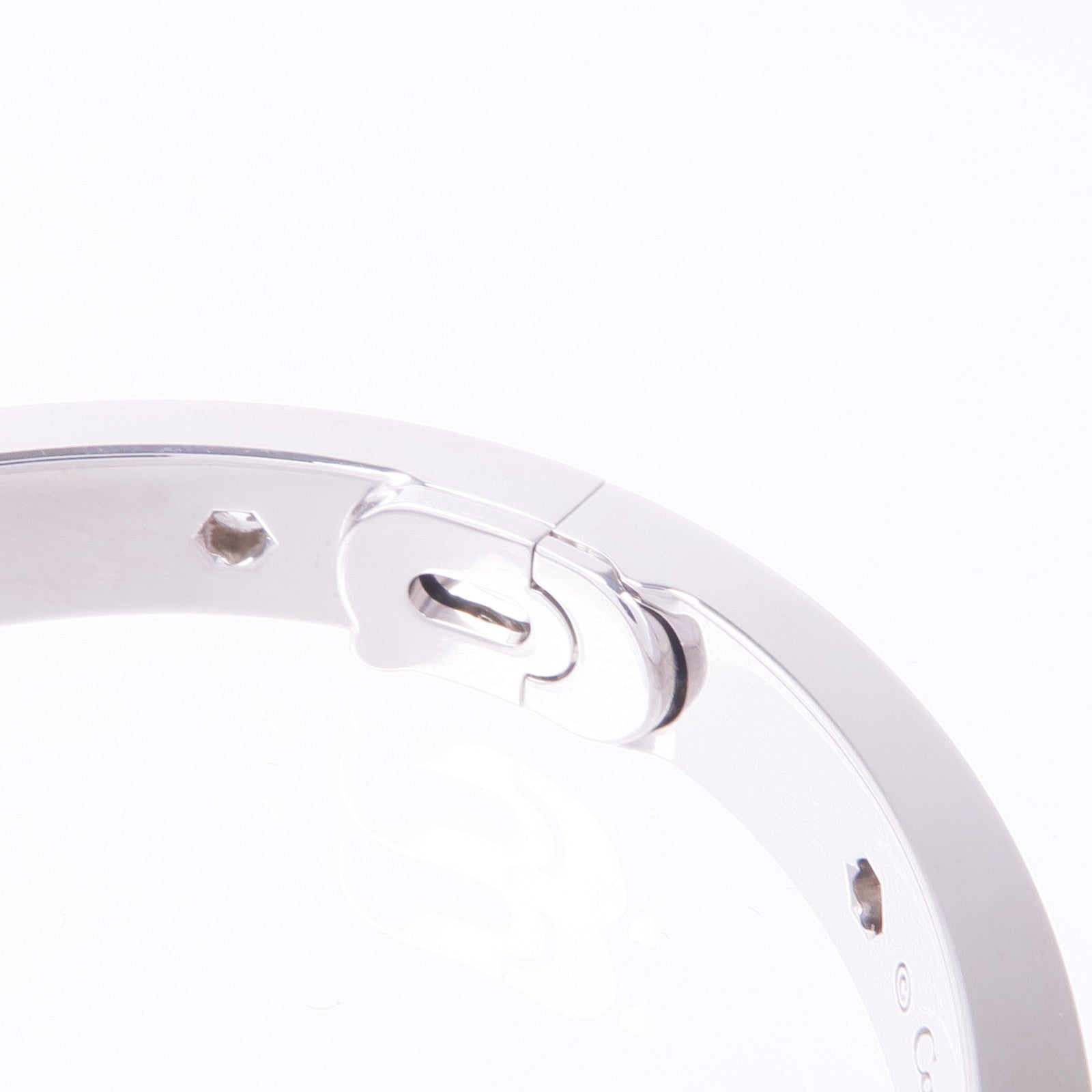 CARTIER 18K白金Diamond Love Bracelet鑽石手鏈Cartier#16