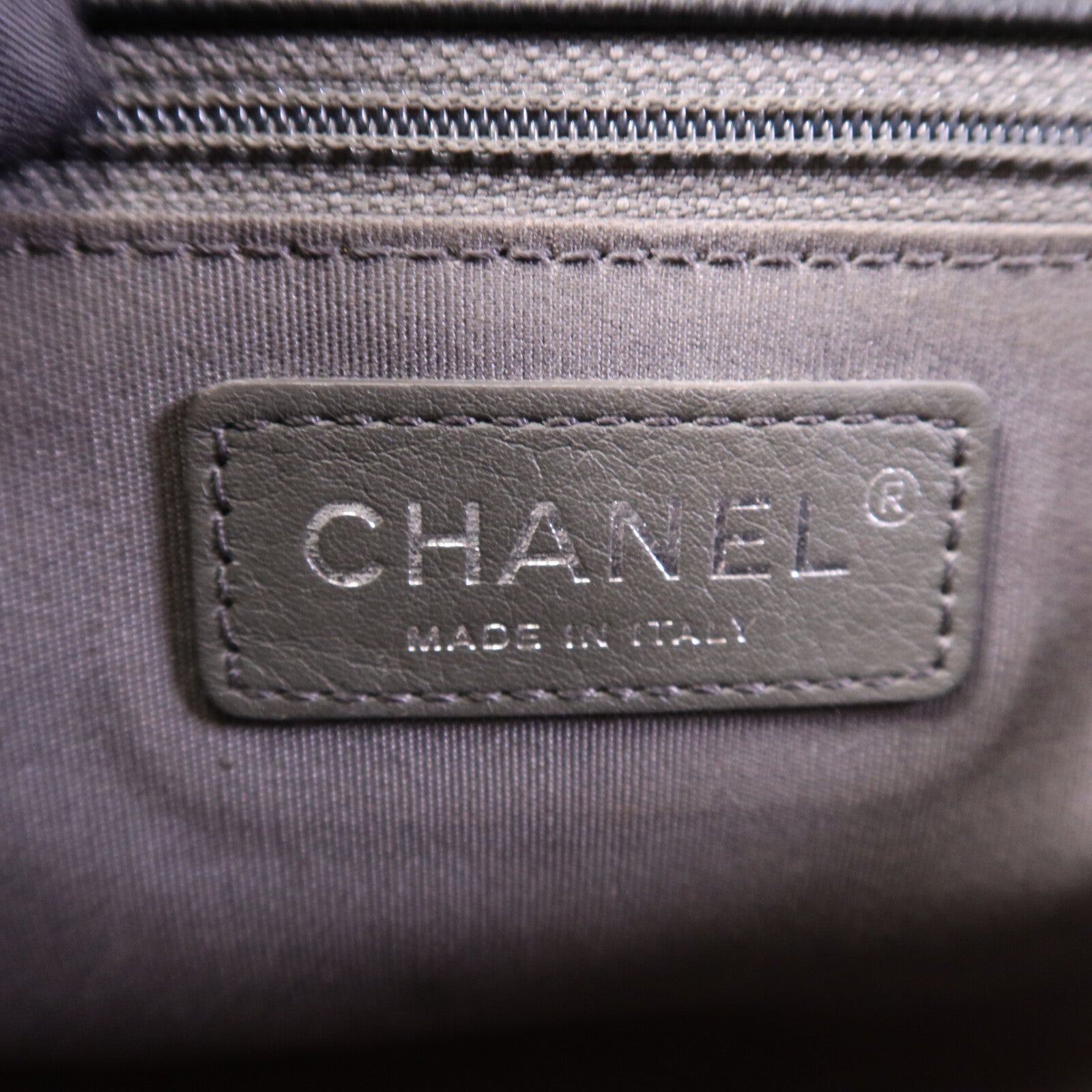 CHANEL 【激減優惠】牛皮皮革Shoulder Bag銀扣鏈帶肩背袋