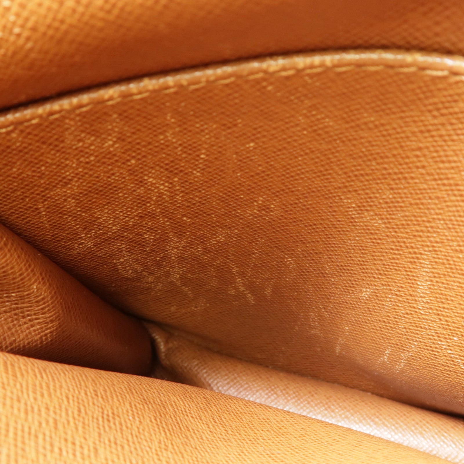 LOUIS VUITTON Monogram Danube金扣肩背袋棕色