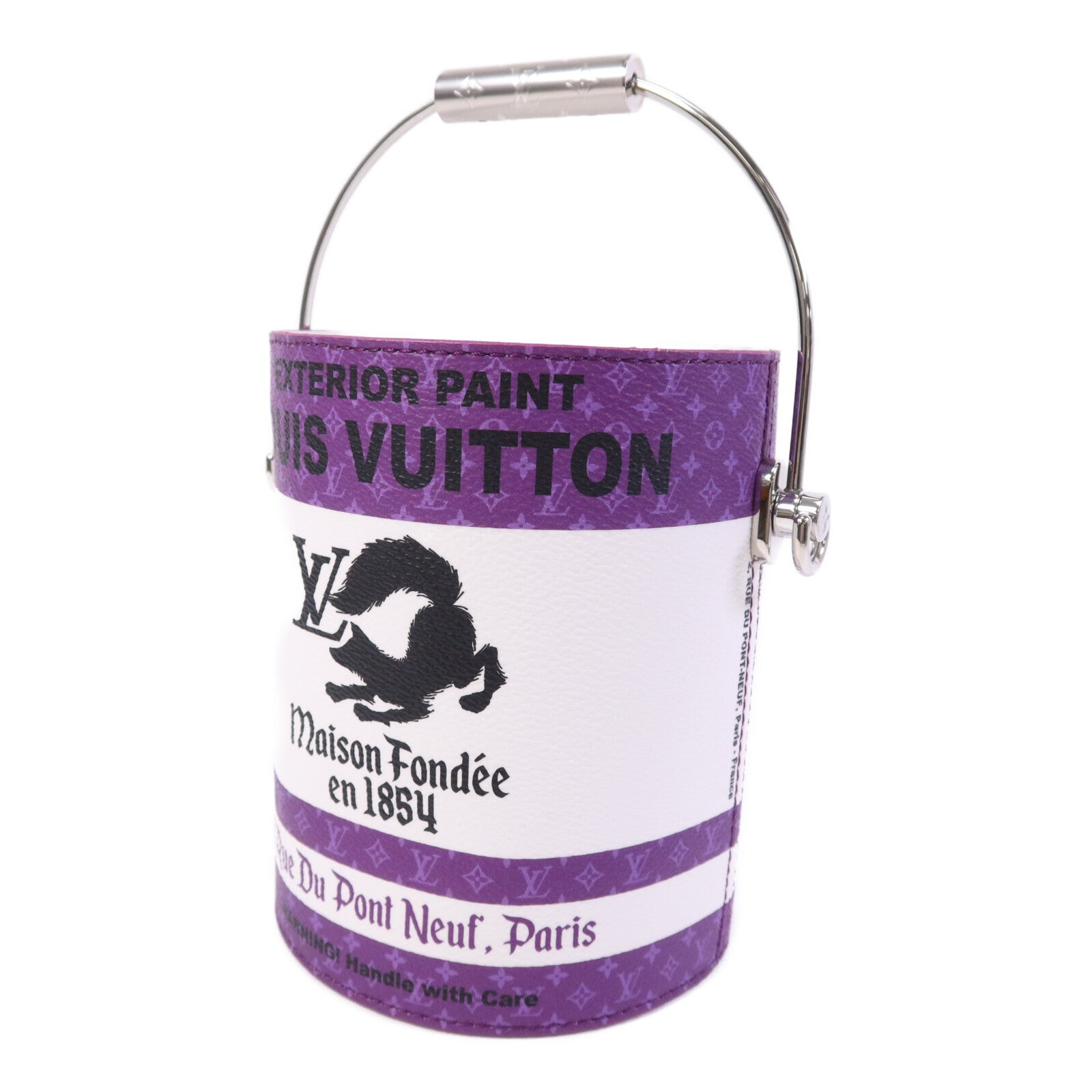 LOUIS VUITTON Monogram Paint Can金扣手挽肩背兩用袋