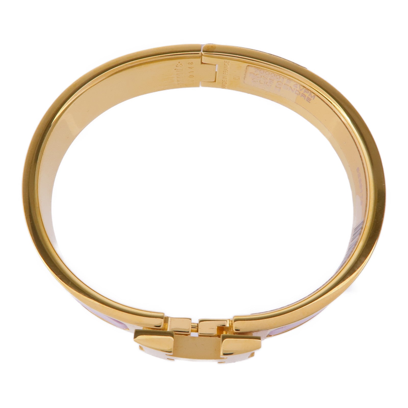 HERMES 琺瑯/金屬Clic H Bracelet手鐲