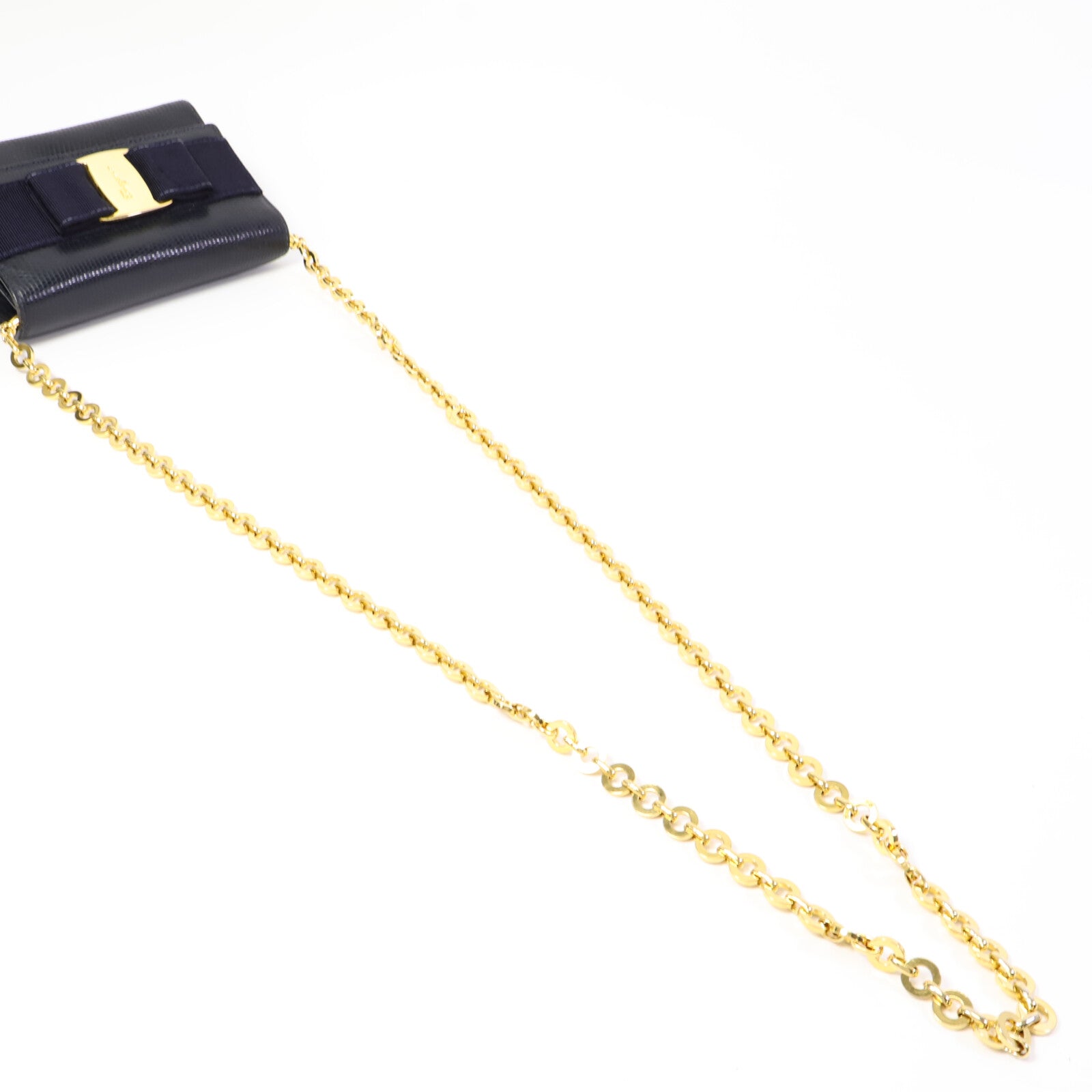 Salvatore Ferragamo 牛皮皮革Chain Shoulder Bag肩背袋