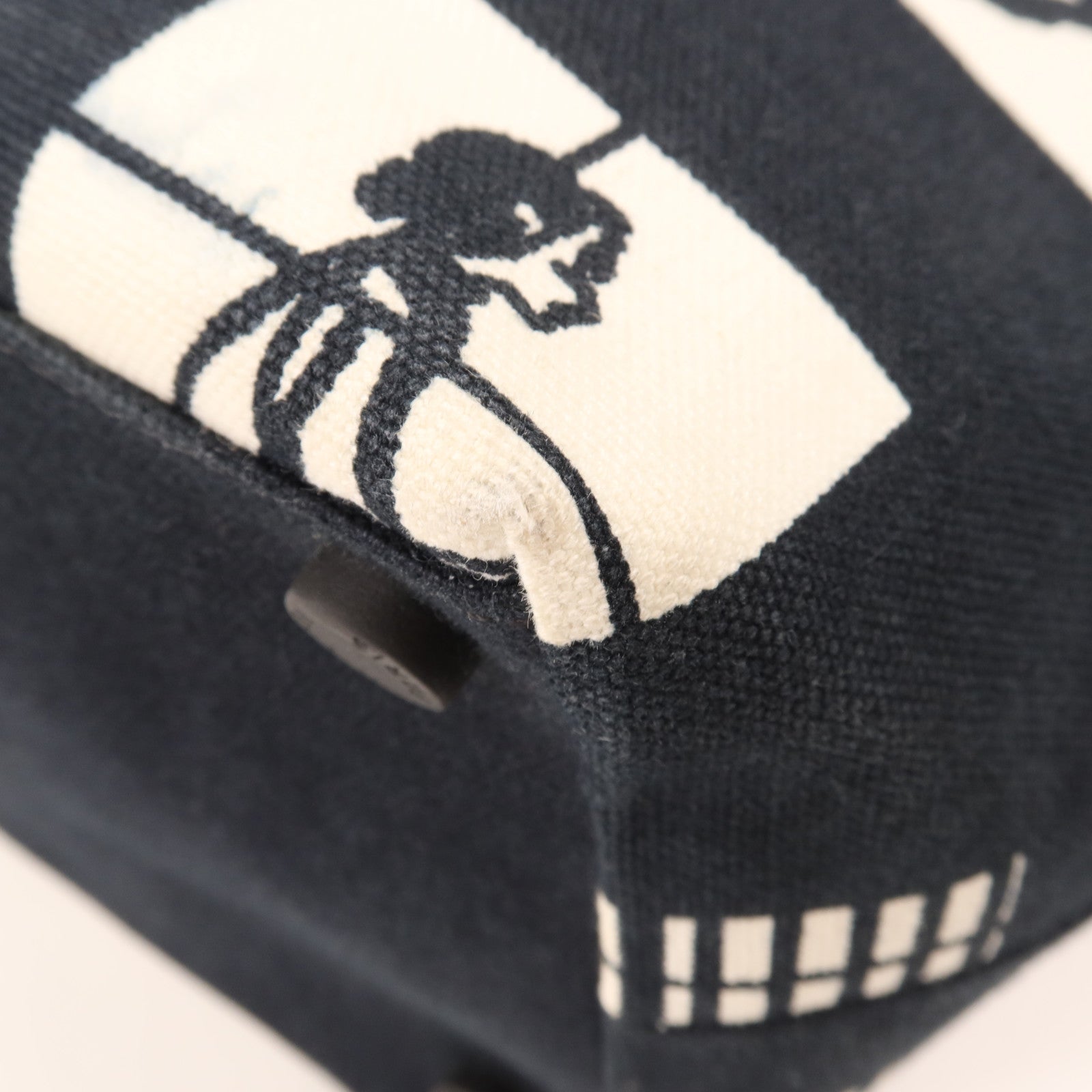 CHANEL 帆布Tote Bag金扣手挽袋