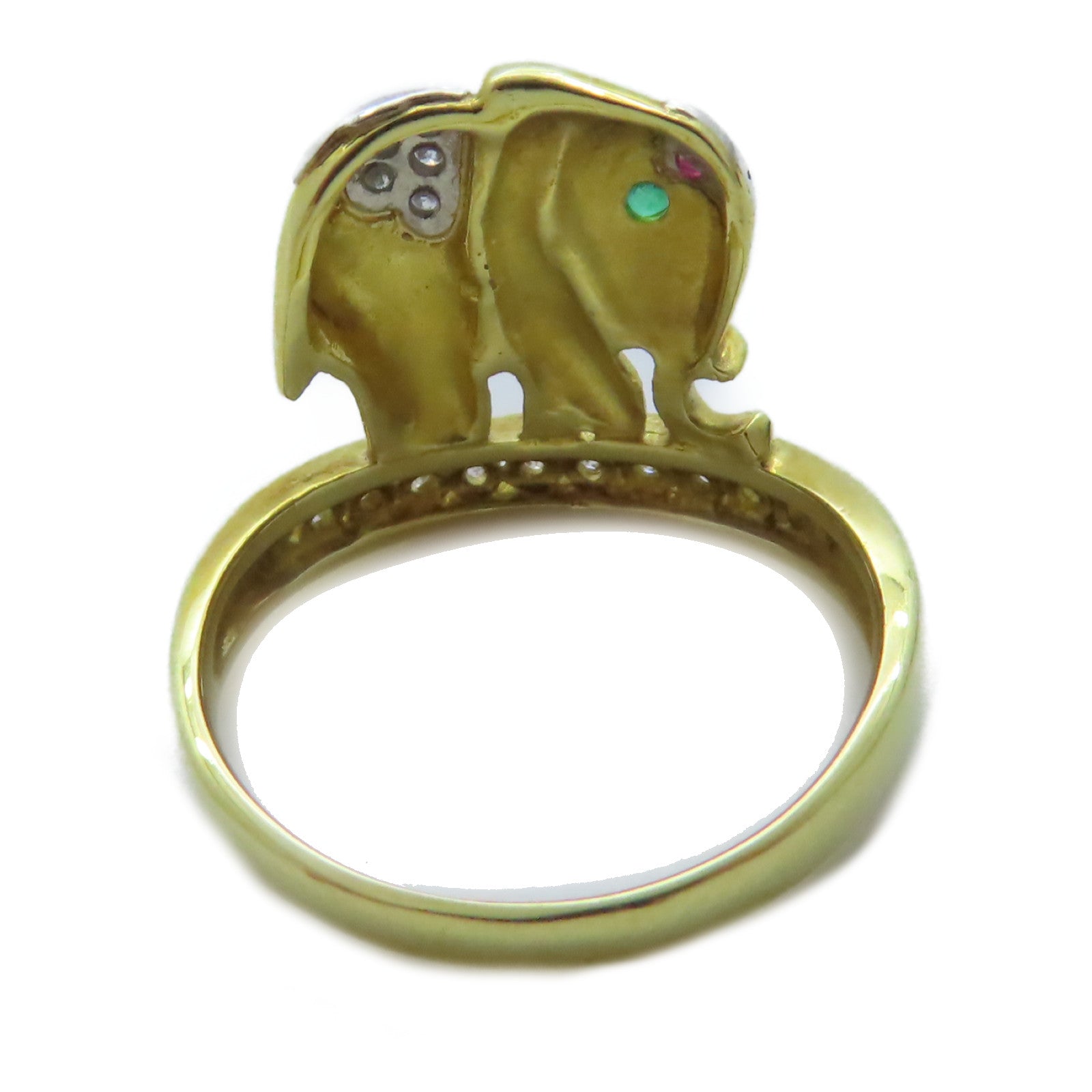 JEWELRY 18K黃金Diamond Ring鑚石戒指US#5.75