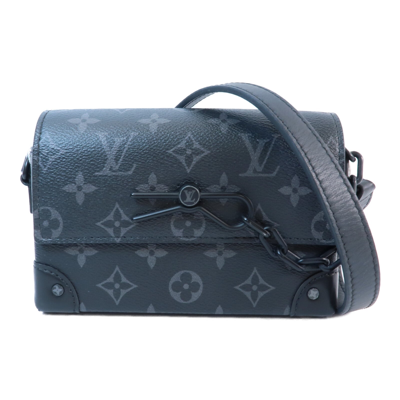 LOUIS VUITTON Monogram Eclipse Steamer Wearable Wallet肩背袋