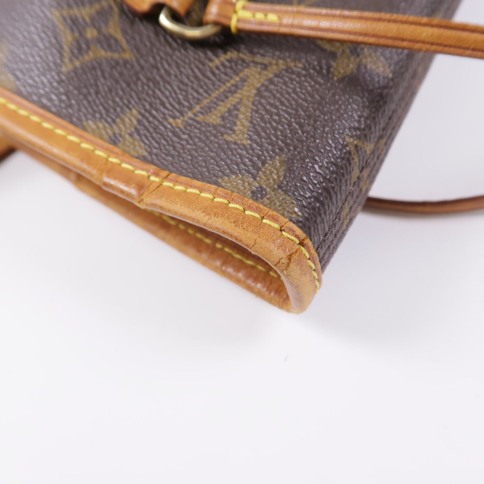 LOUIS VUITTON Monogram Neverfull MM金扣手挽袋