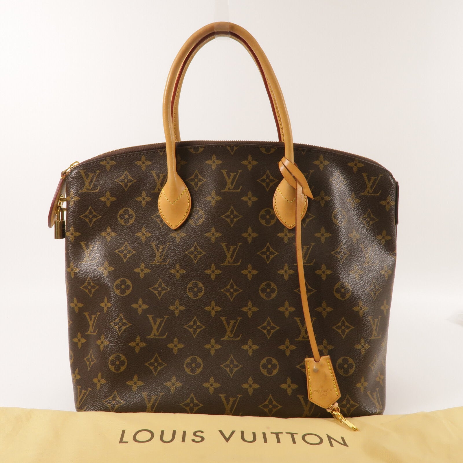 LOUIS VUITTON Monogram Lockit MM手挽袋