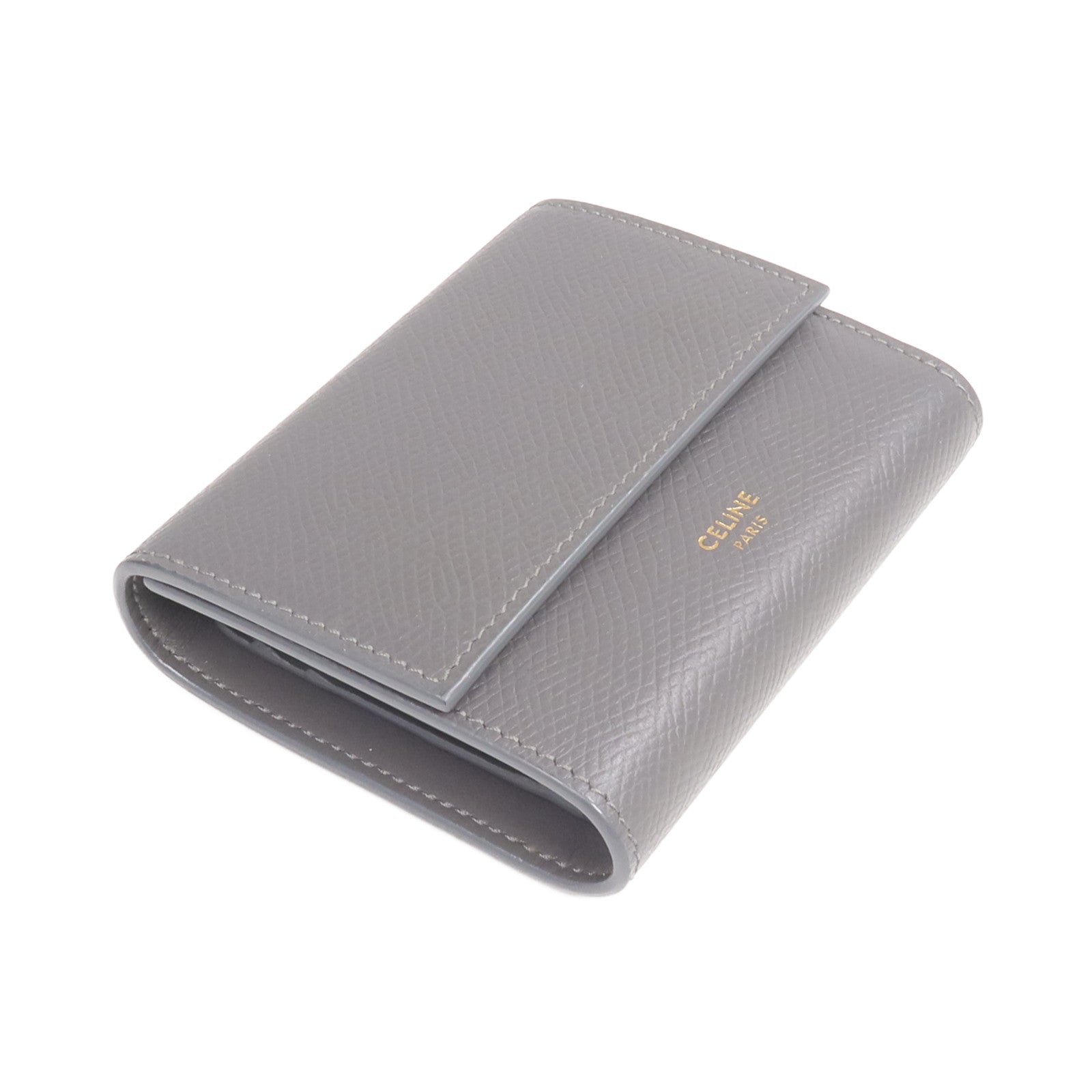 CELINE 牛皮皮革Wallet金扣錢包