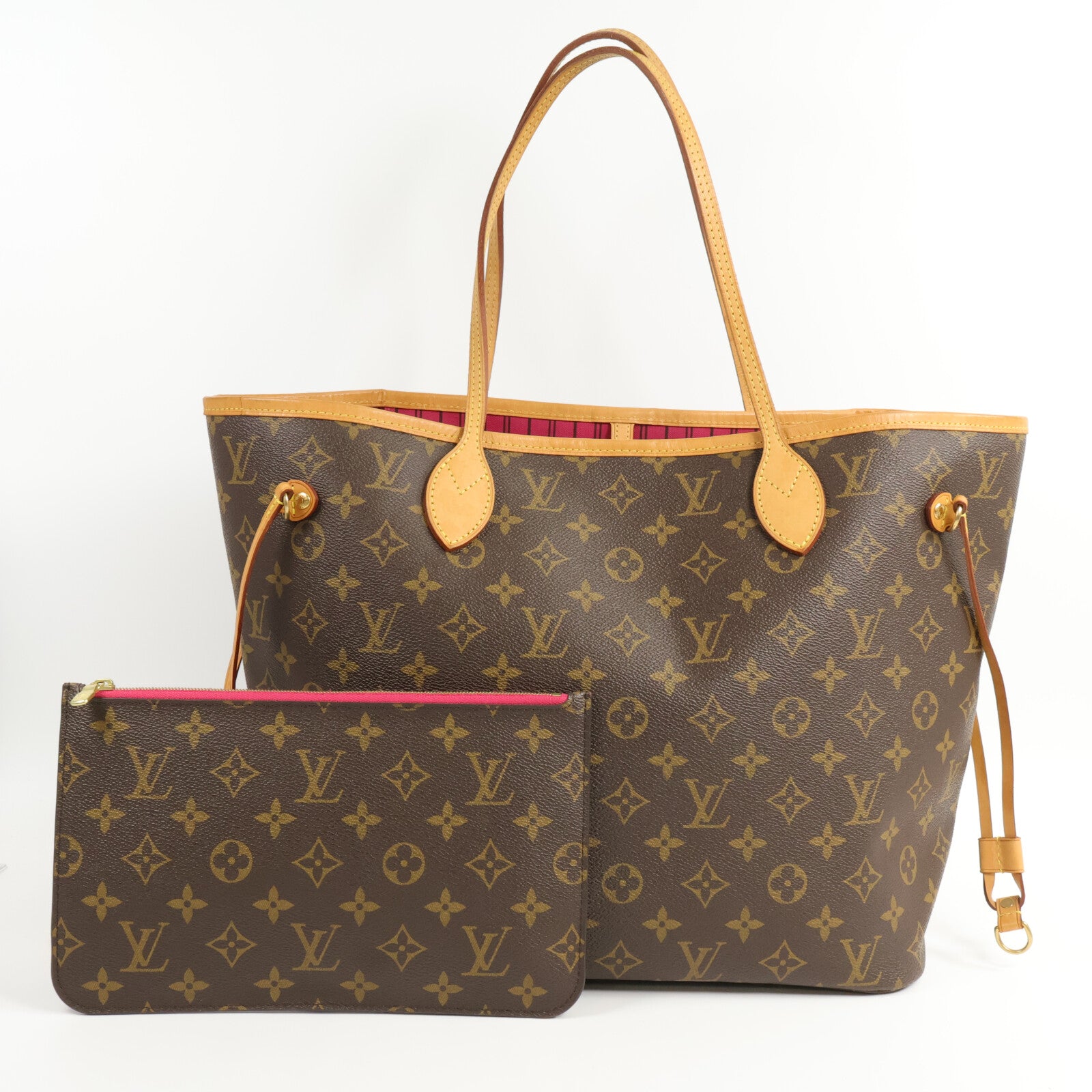 LOUIS VUITTON Monogram Neverfull MM手挽袋