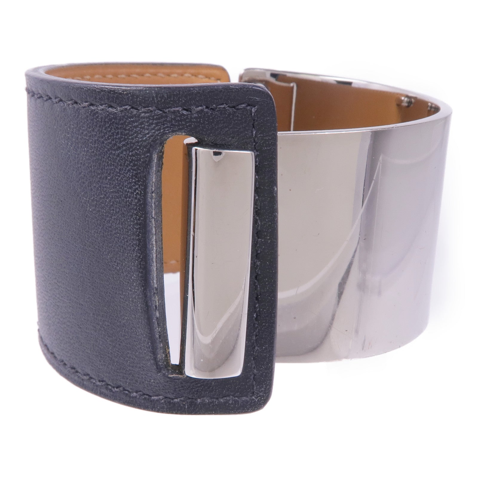 HERMES 【激減優惠】牛皮皮革/金屬Bracelet手帶