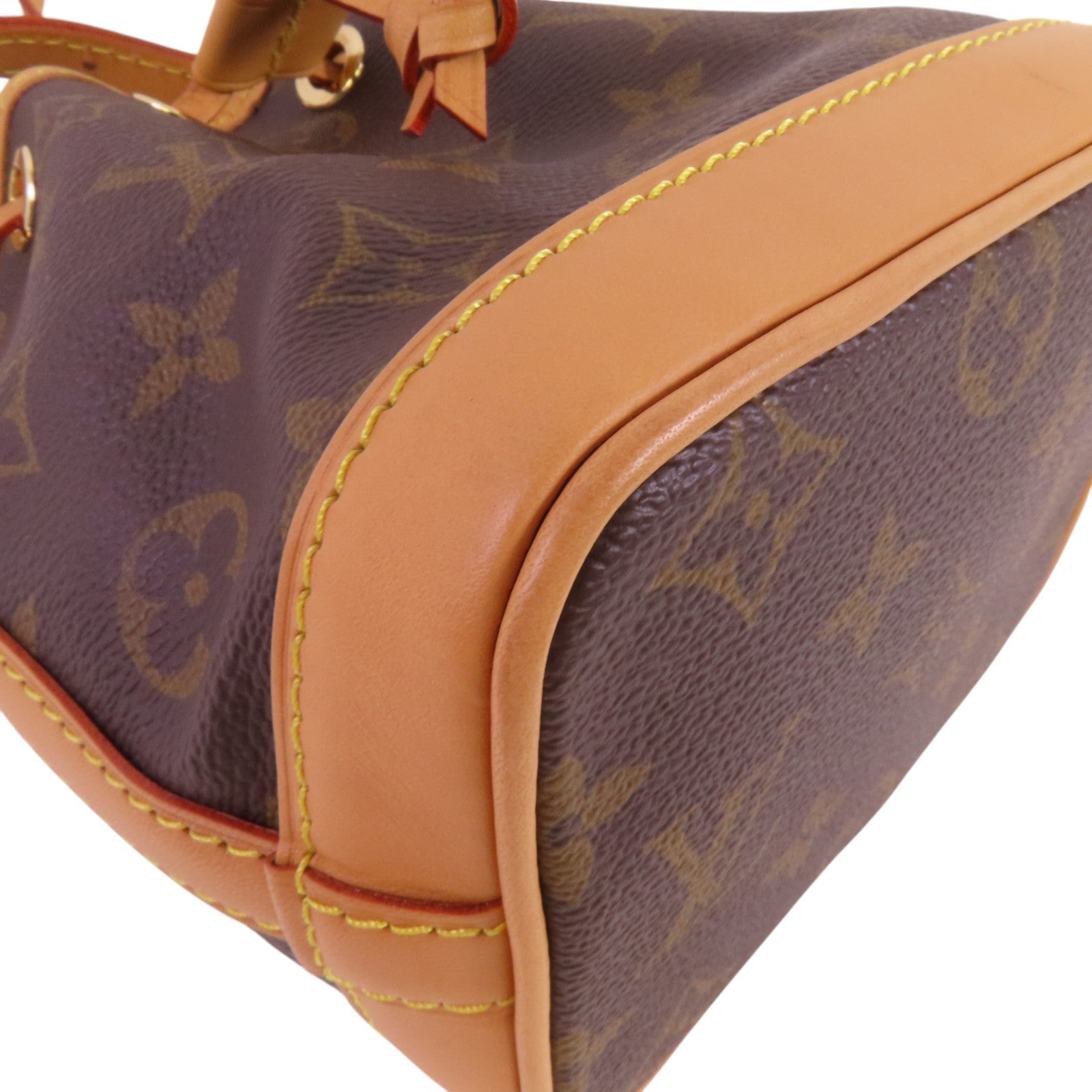 LOUIS VUITTON Monogram Nano Noe金扣手挽肩背兩用袋