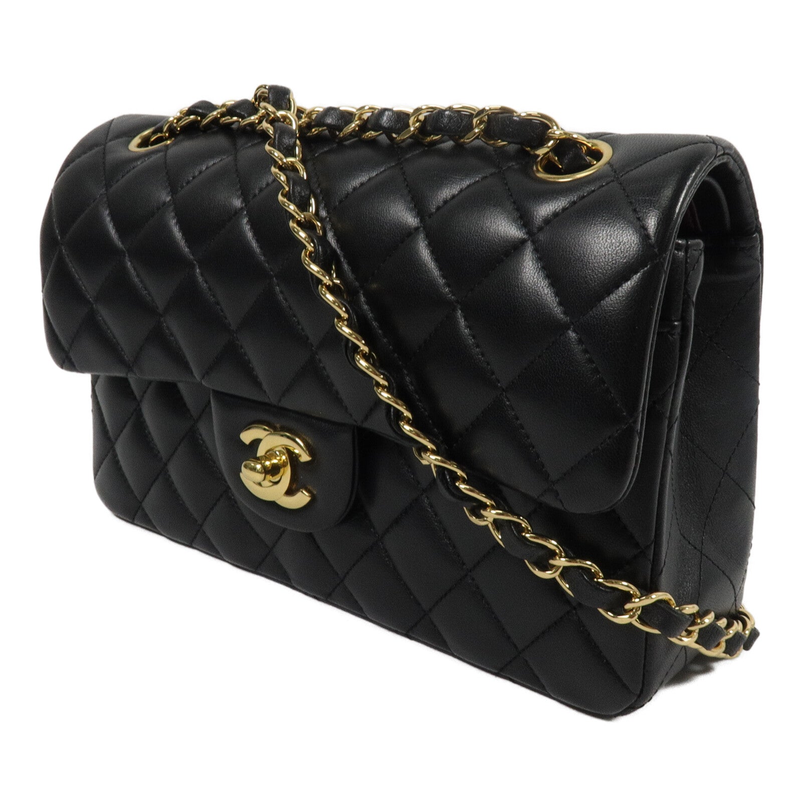 CHANEL 羊皮皮革Classic 23鏈帶肩背袋