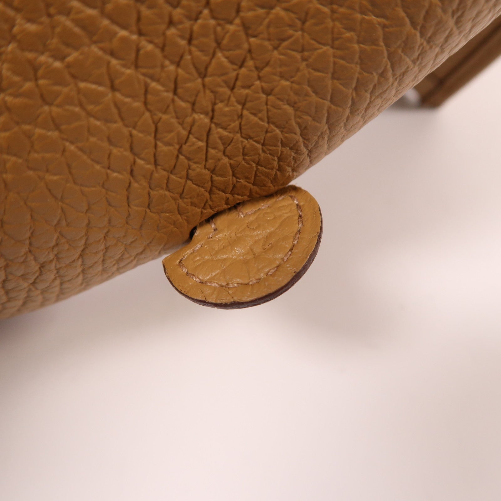 HERMES Clemence皮革Evelyne TPM銀扣肩背袋啡色