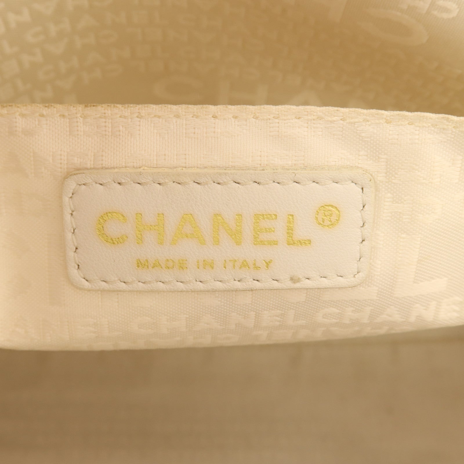 CHANEL 帆布Tote Bag金扣手挽袋