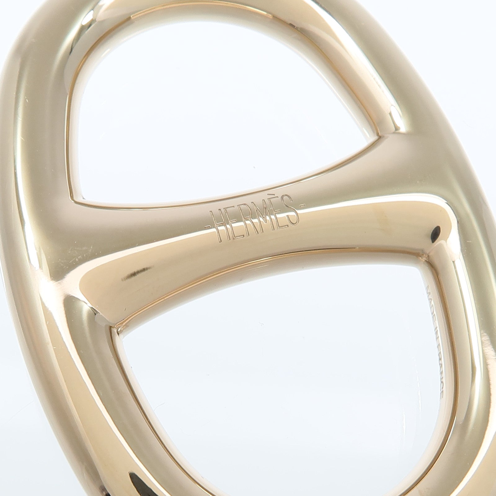 HERMES 金屬Anneau de Carre Scarf Ring圍巾戒指