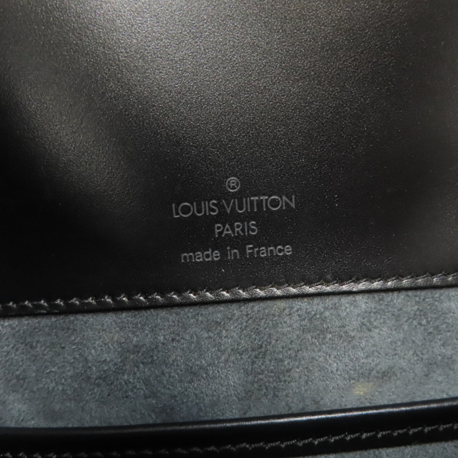 LOUIS VUITTON Epi Nocturne PM金扣肩背袋黑色