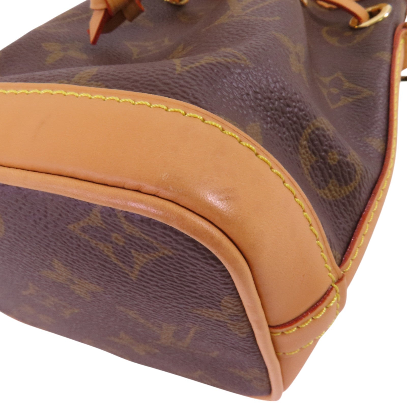 LOUIS VUITTON Monogram Nano Noe金扣手挽肩背兩用袋