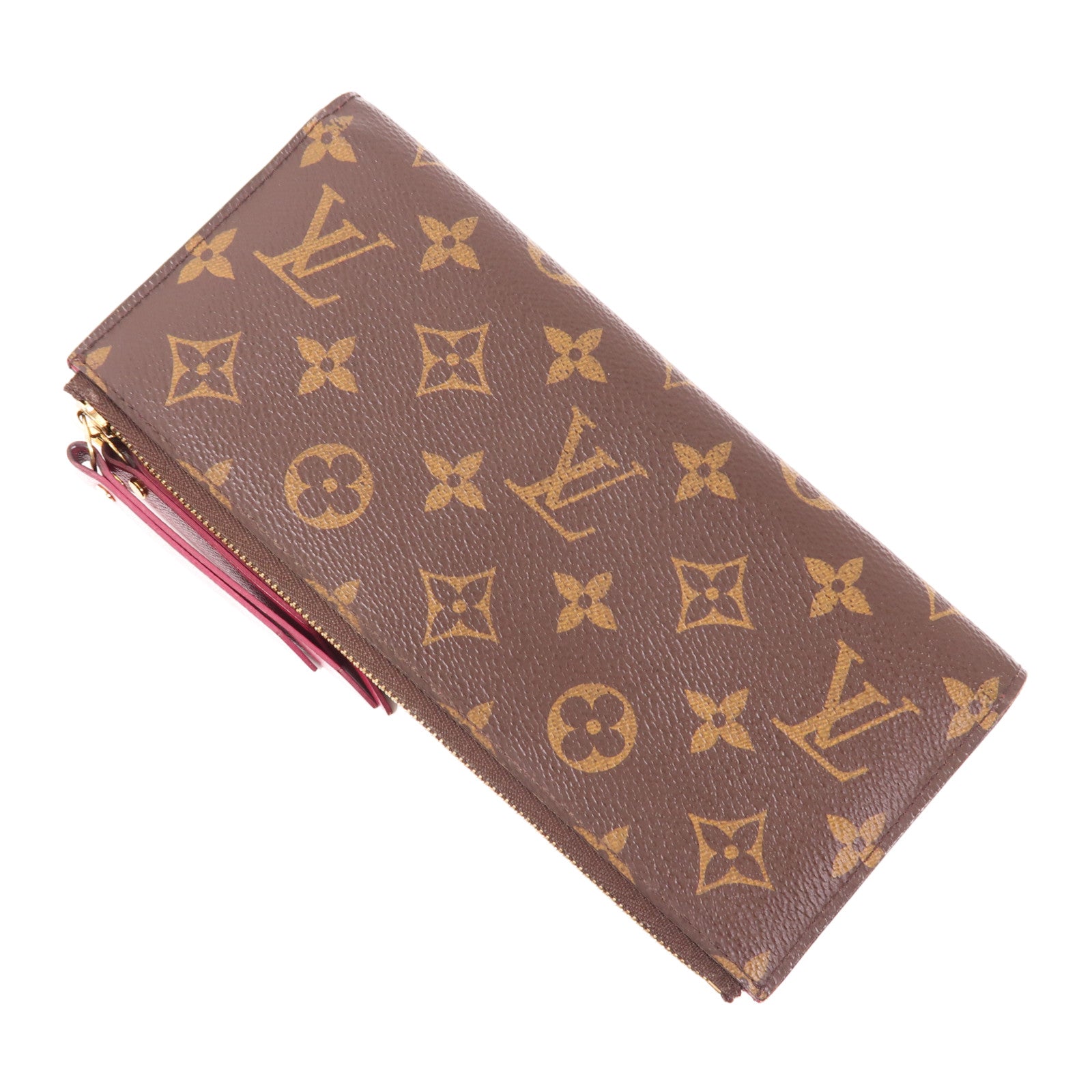 LOUIS VUITTON Monogram Adele金扣長錢包