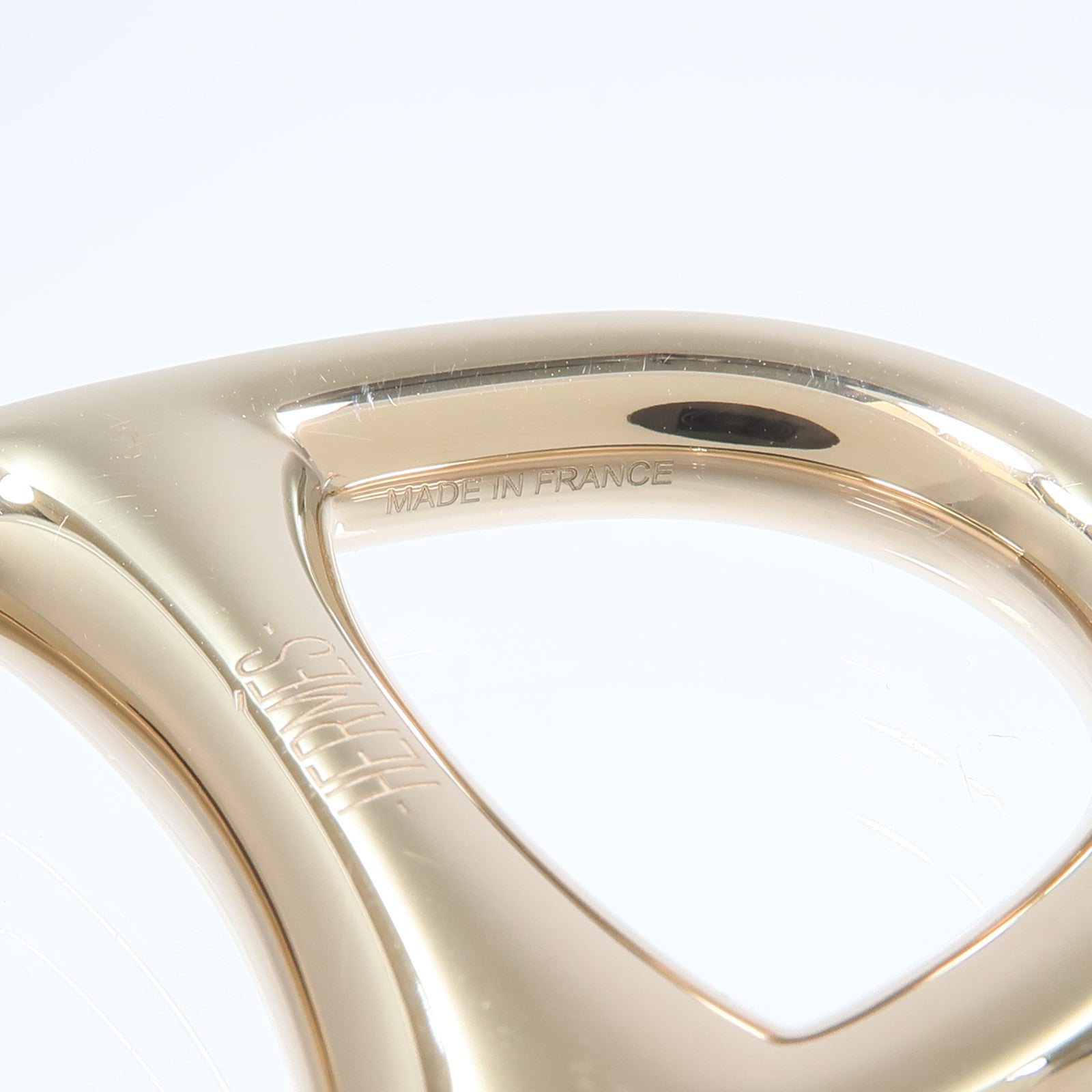 HERMES 金屬Anneau de Carre Scarf Ring圍巾戒指