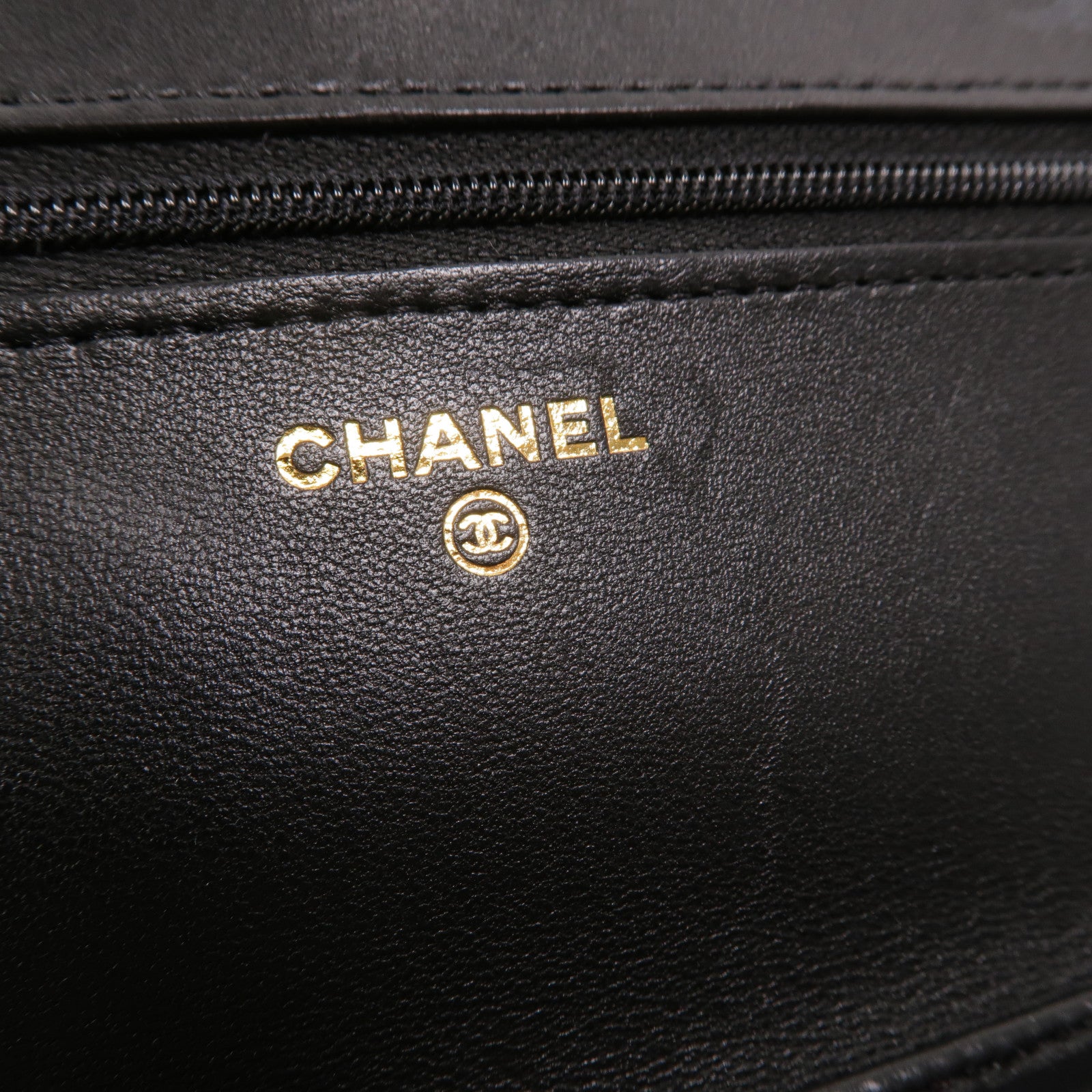 CHANEL 羊皮皮革Wallet On Chain鏈帶肩背袋