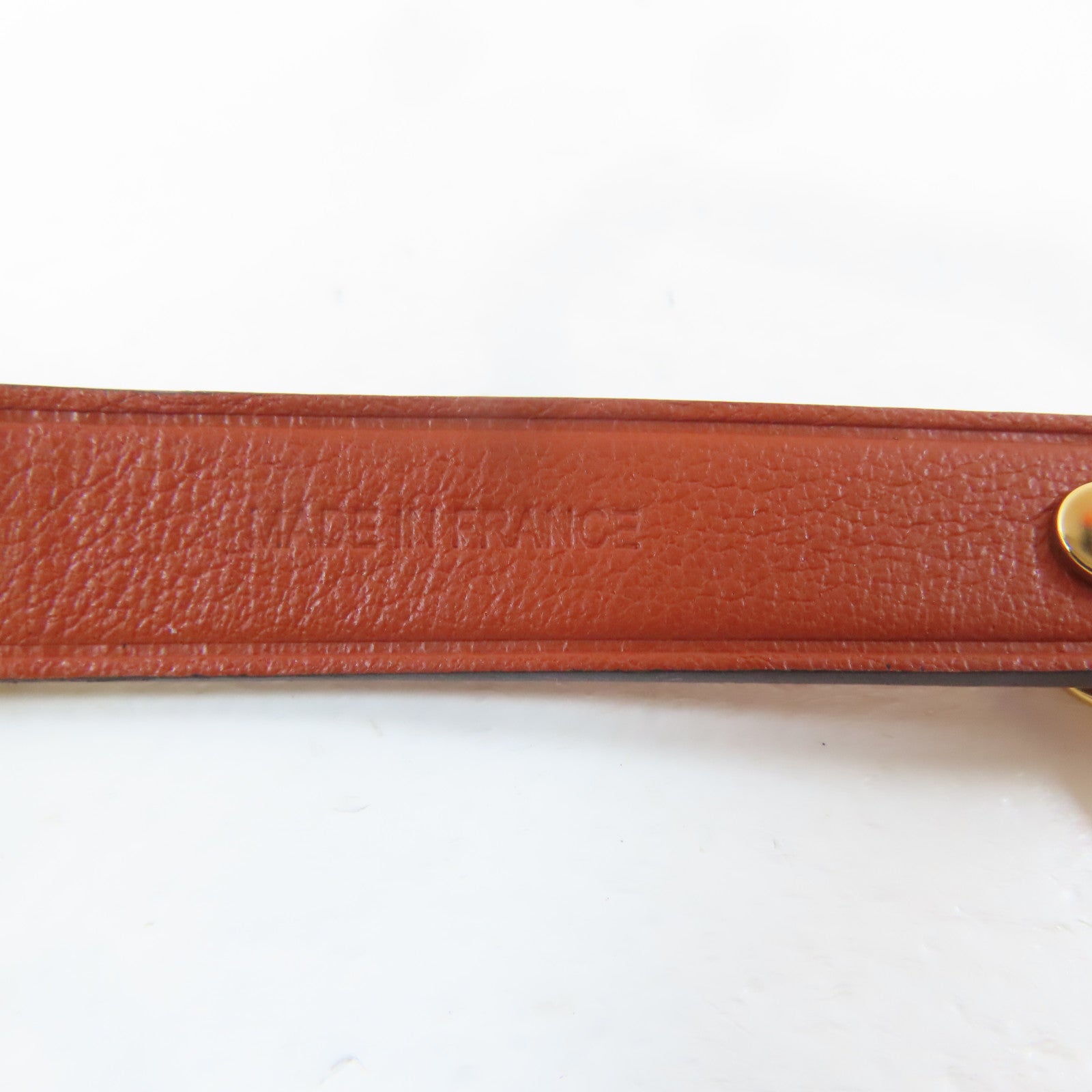 HERMES Swift皮革Kelly Glove Holder金扣手套扣Rouge
