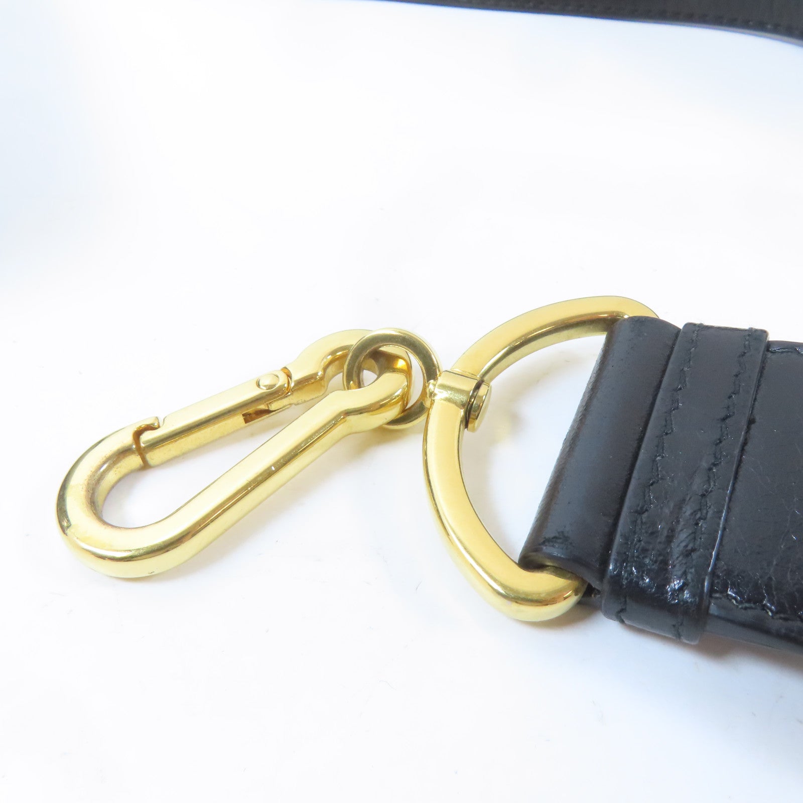 Dior 牛皮皮革Mini Montaigne金扣肩背袋黑色
