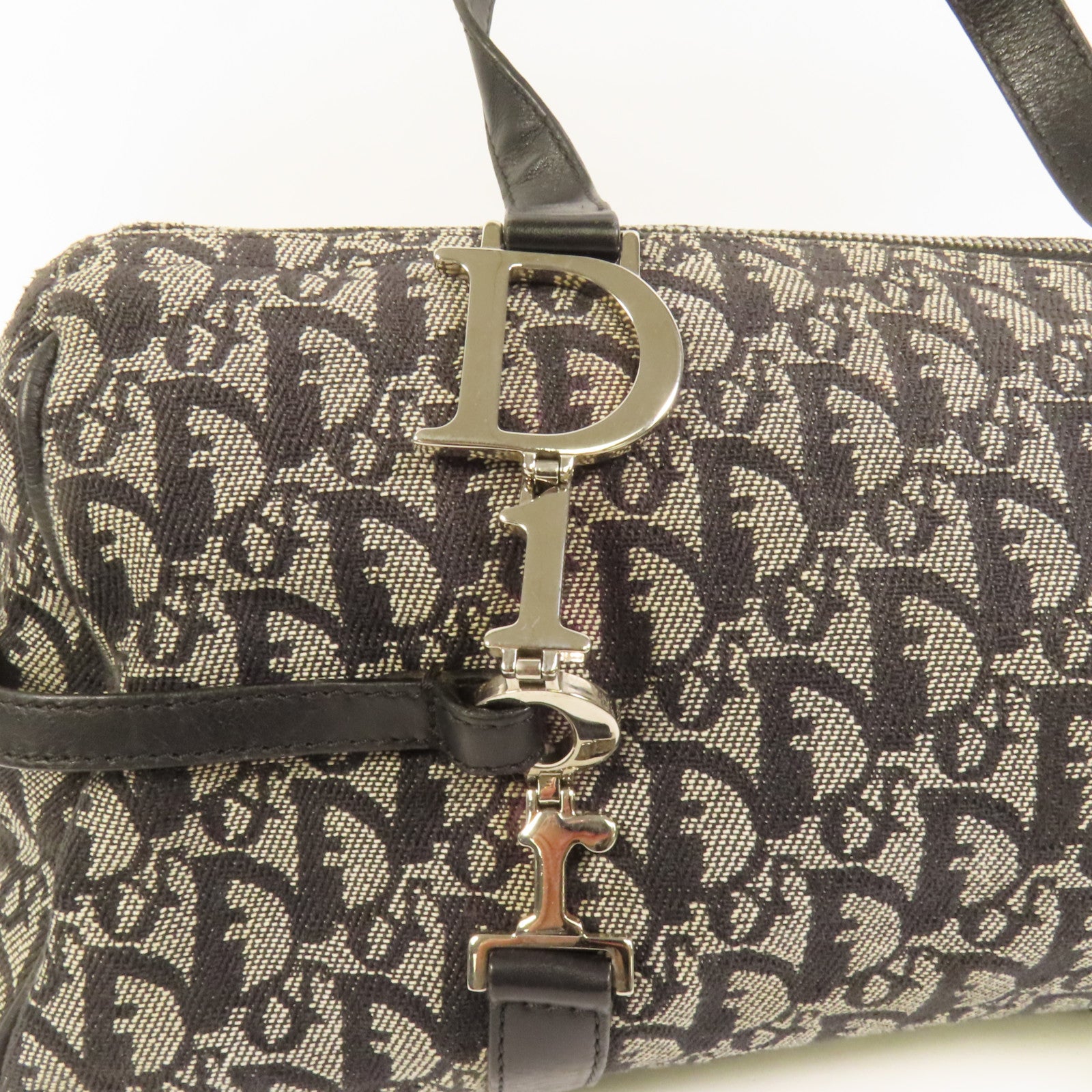 Dior 帆布Vintage Hand Bag銀扣手挽袋
