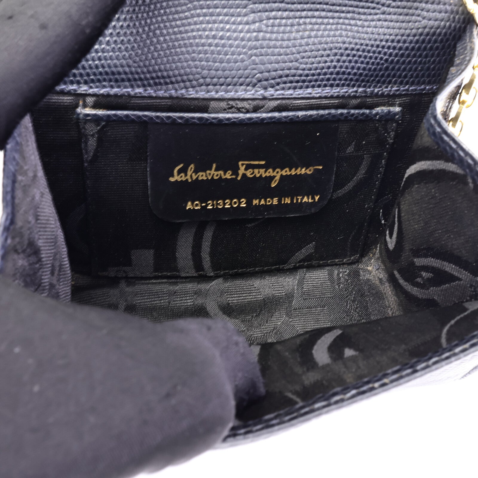 Salvatore Ferragamo 牛皮皮革Chain Shoulder Bag肩背袋