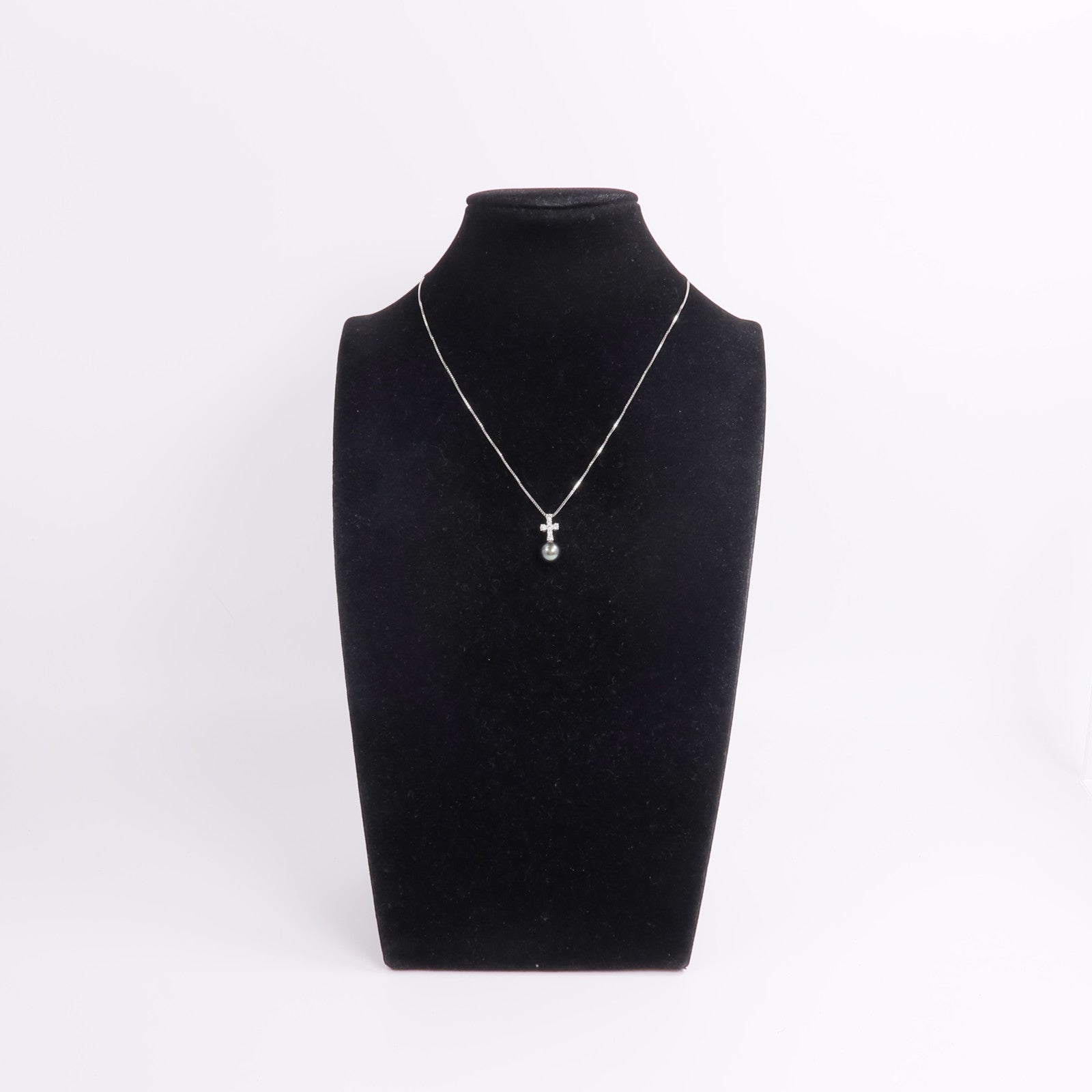 JEWELRY 18K白金Pearl Diamond Necklace珍珠/鑽石項鍊