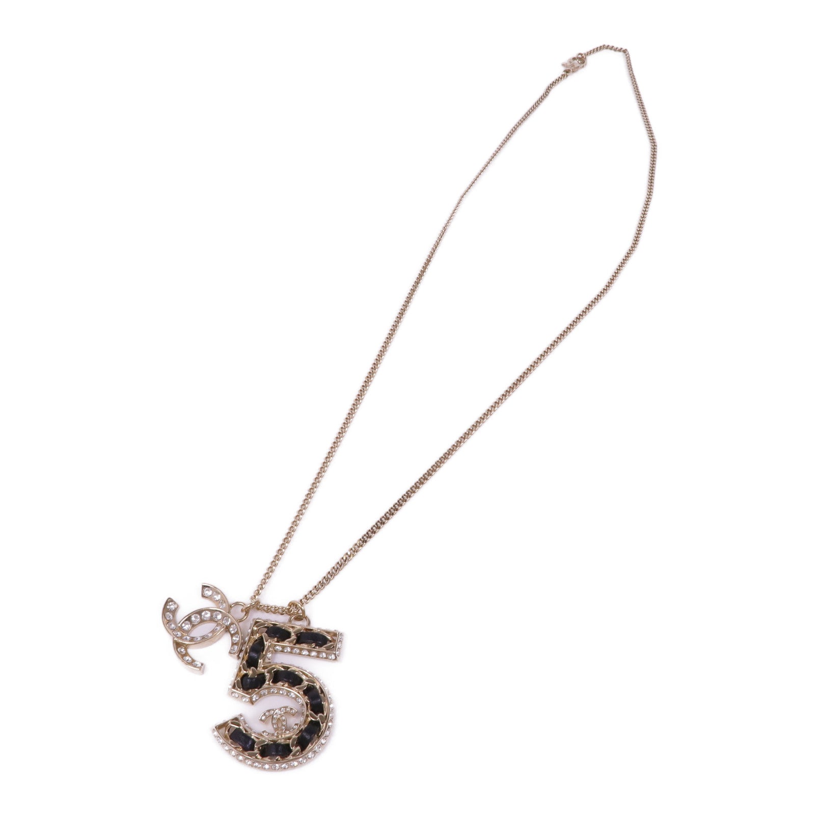 CHANEL 金屬/皮革Necklace項鍊