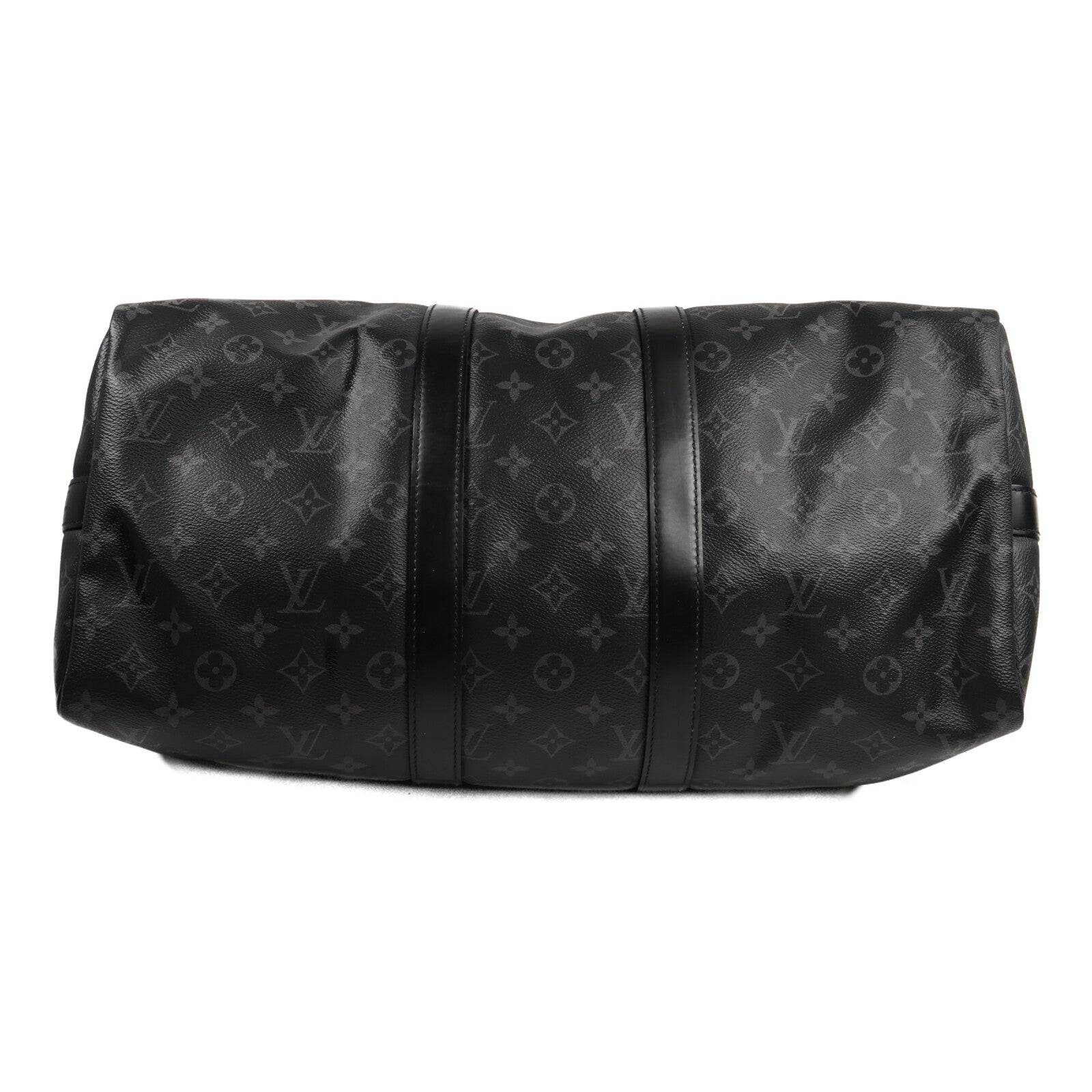LOUIS VUITTON Monogram Eclipse Keepall Bandouliere 45手挽肩背兩用袋