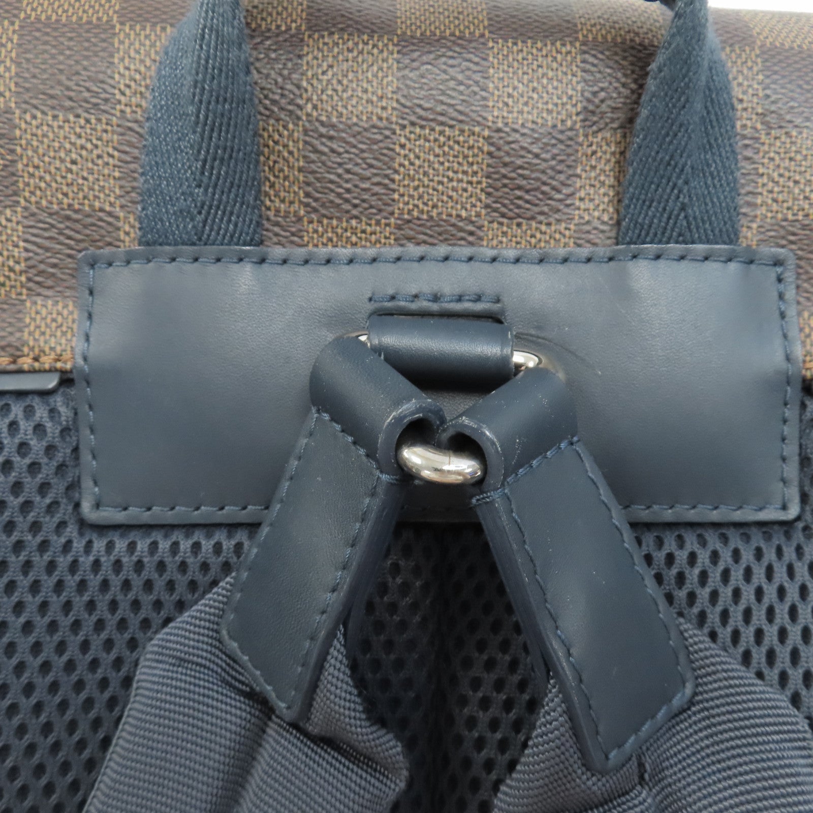 LOUIS VUITTON Damier Runner Damier Ebene金扣背包啡色