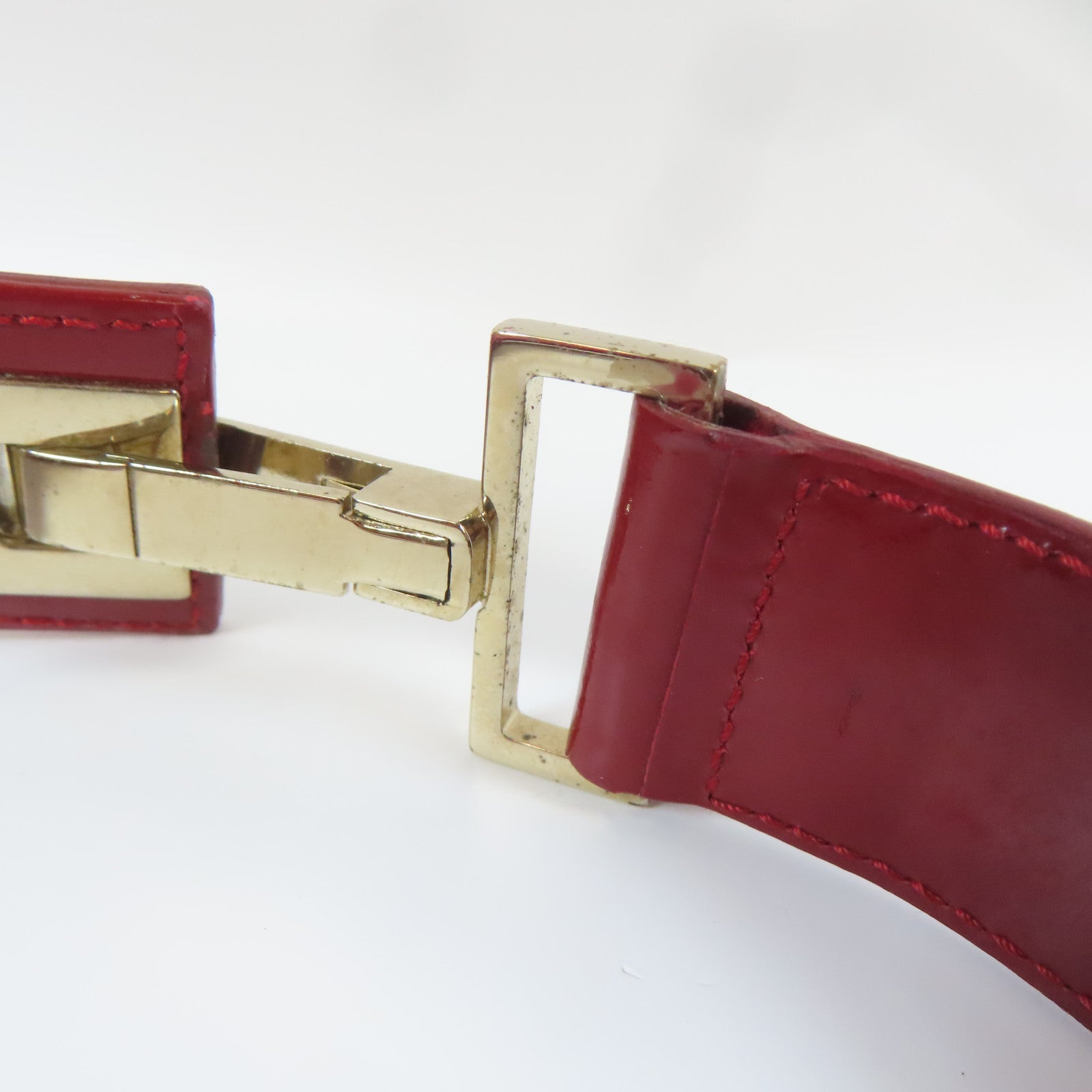 GUCCI 帆布Shoulder Bag金扣肩背袋紅色