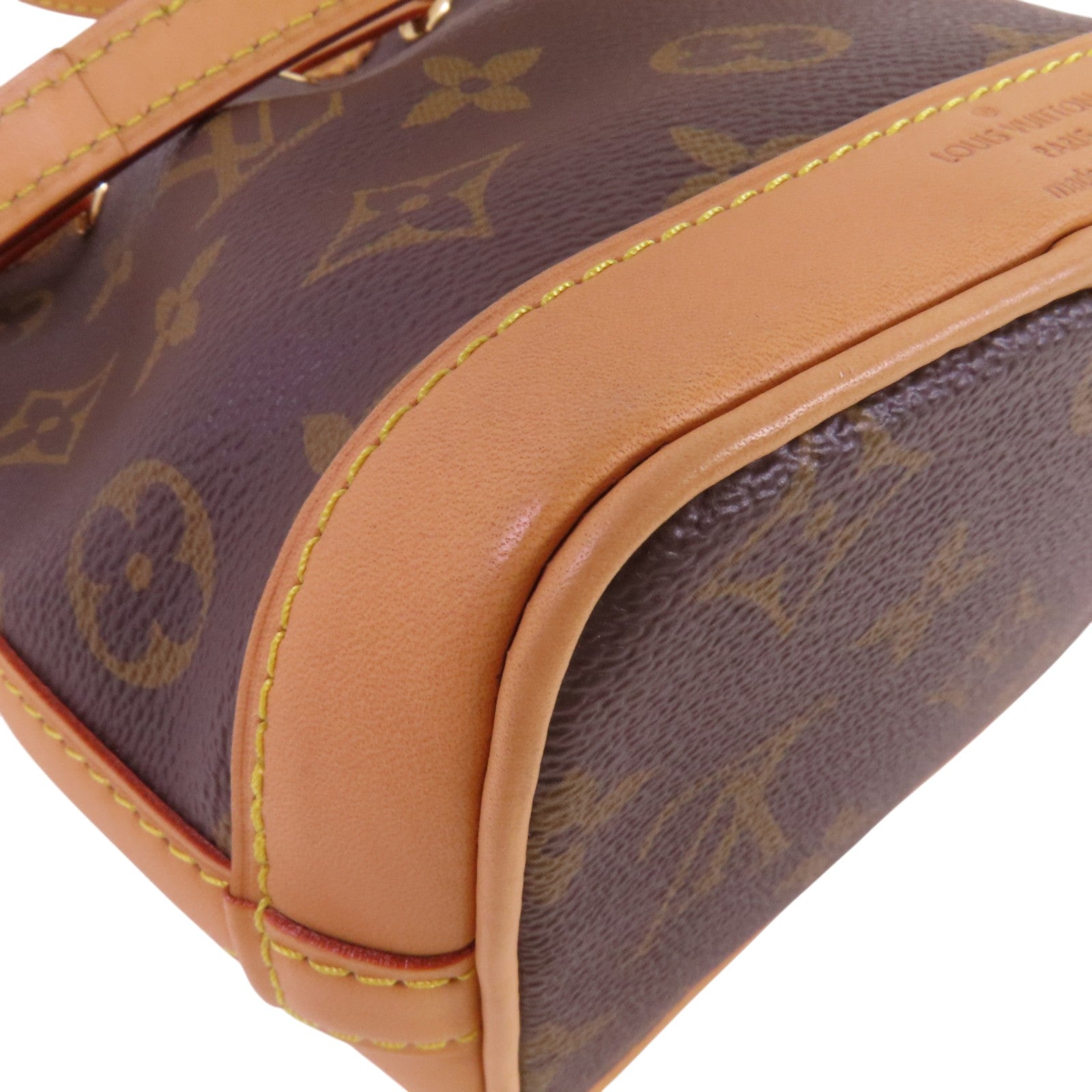 LOUIS VUITTON Monogram Nano Noe金扣手挽肩背兩用袋