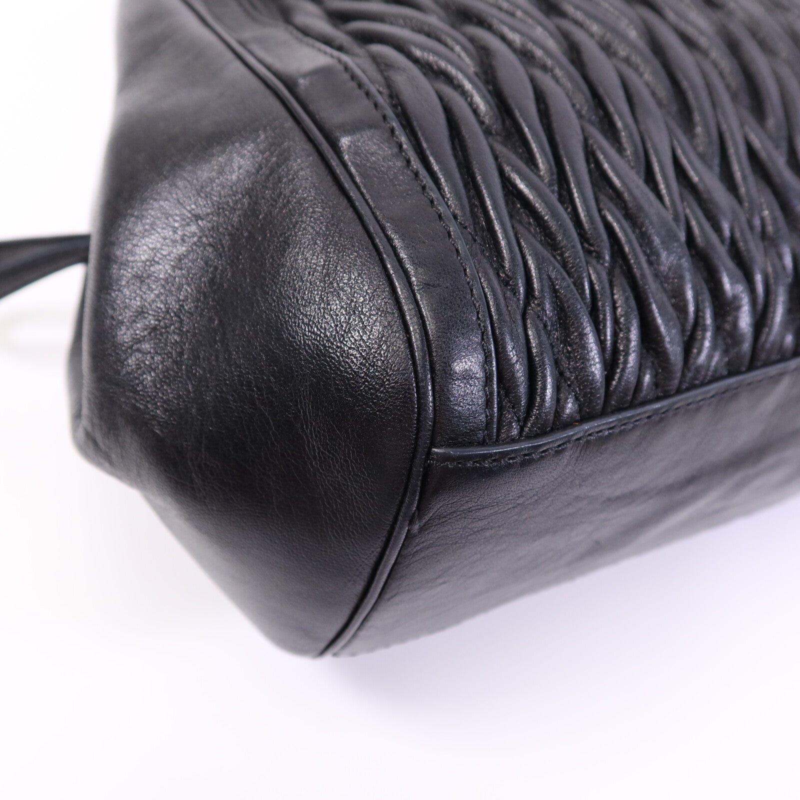 COACH 牛皮皮革Madison Gathered金扣肩背袋