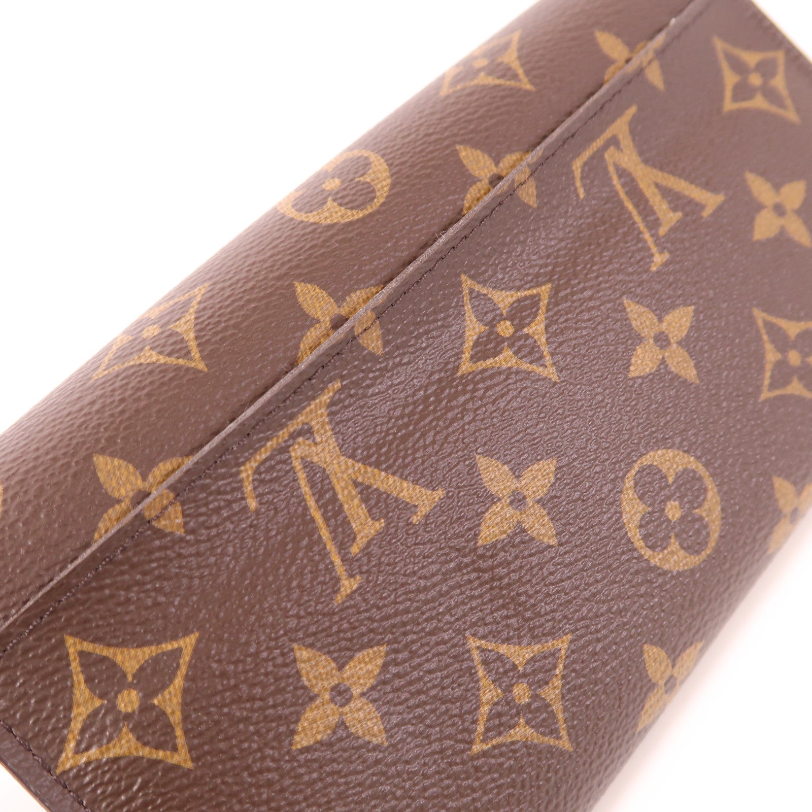 LOUIS VUITTON Monogram Sarah Wallet金扣長錢包