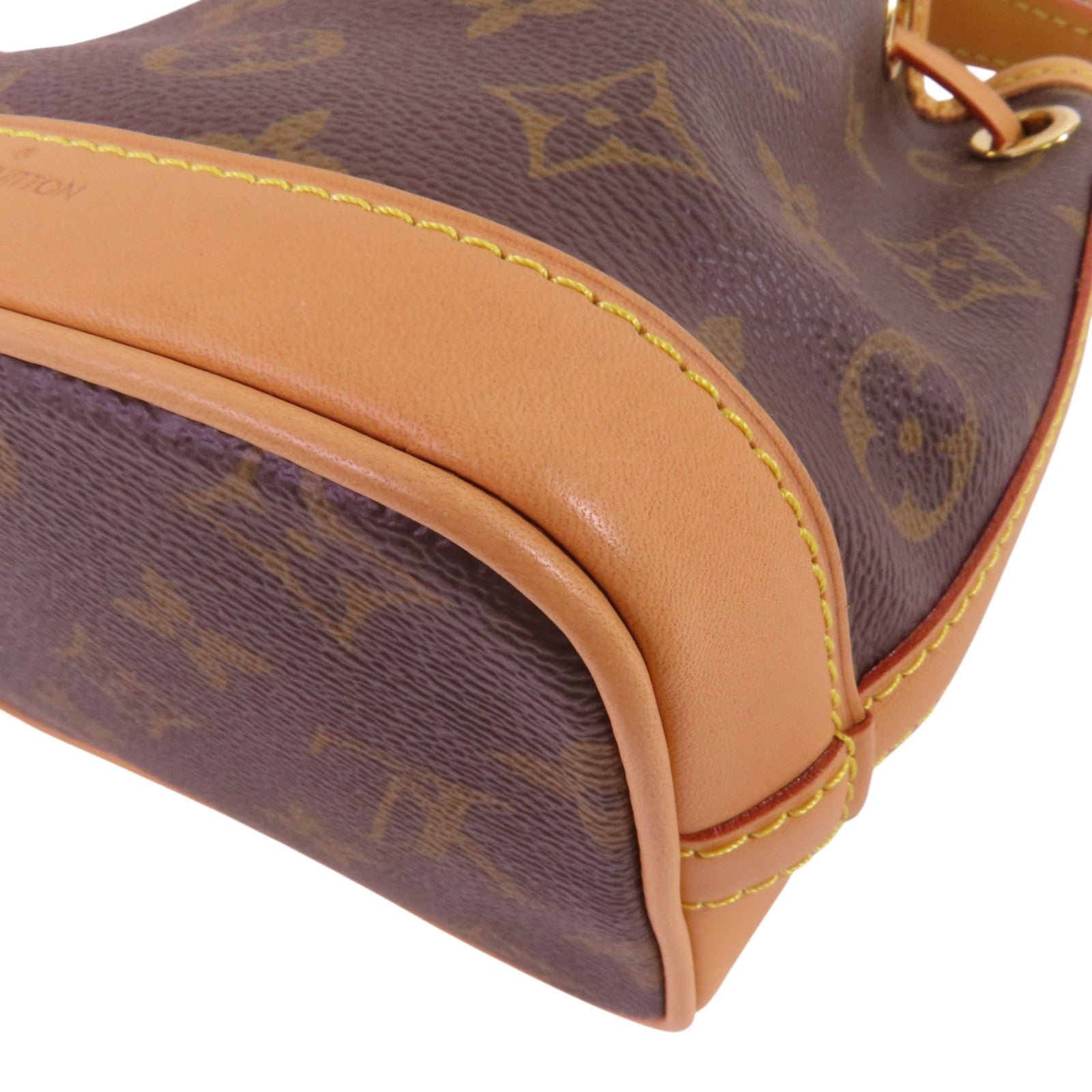 LOUIS VUITTON Monogram Nano Noe金扣手挽肩背兩用袋