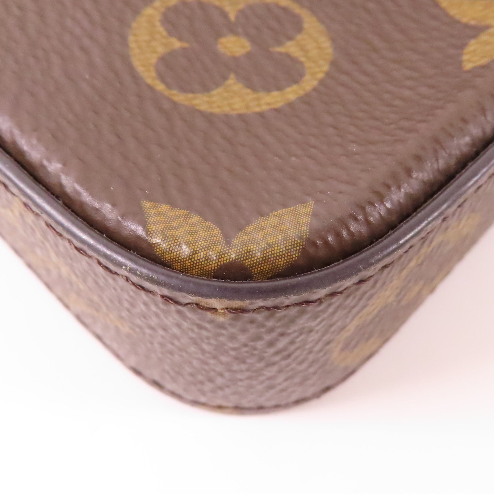 LOUIS VUITTON Monogram Pochette Felicie金扣鏈帶肩背袋