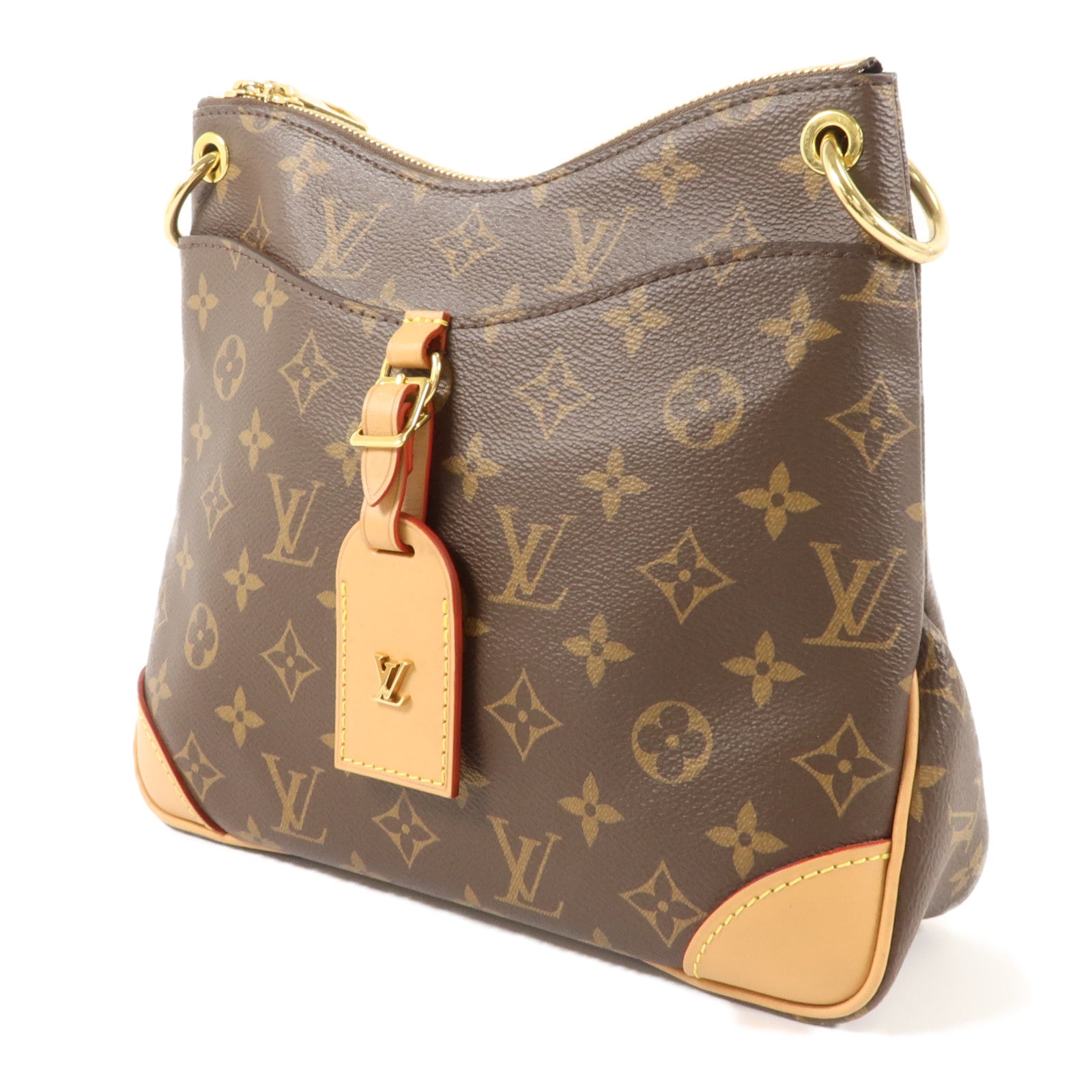 LOUIS VUITTON Monogram Odeon PM金扣肩背袋