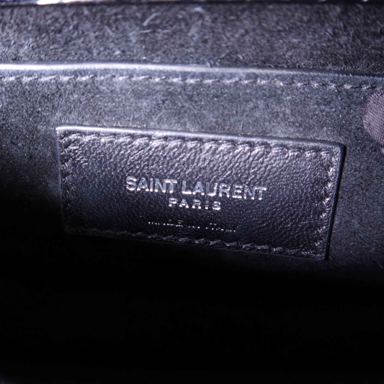SAINT LAURENT 牛皮皮革Sunset Medium銀扣鏈帶肩背袋