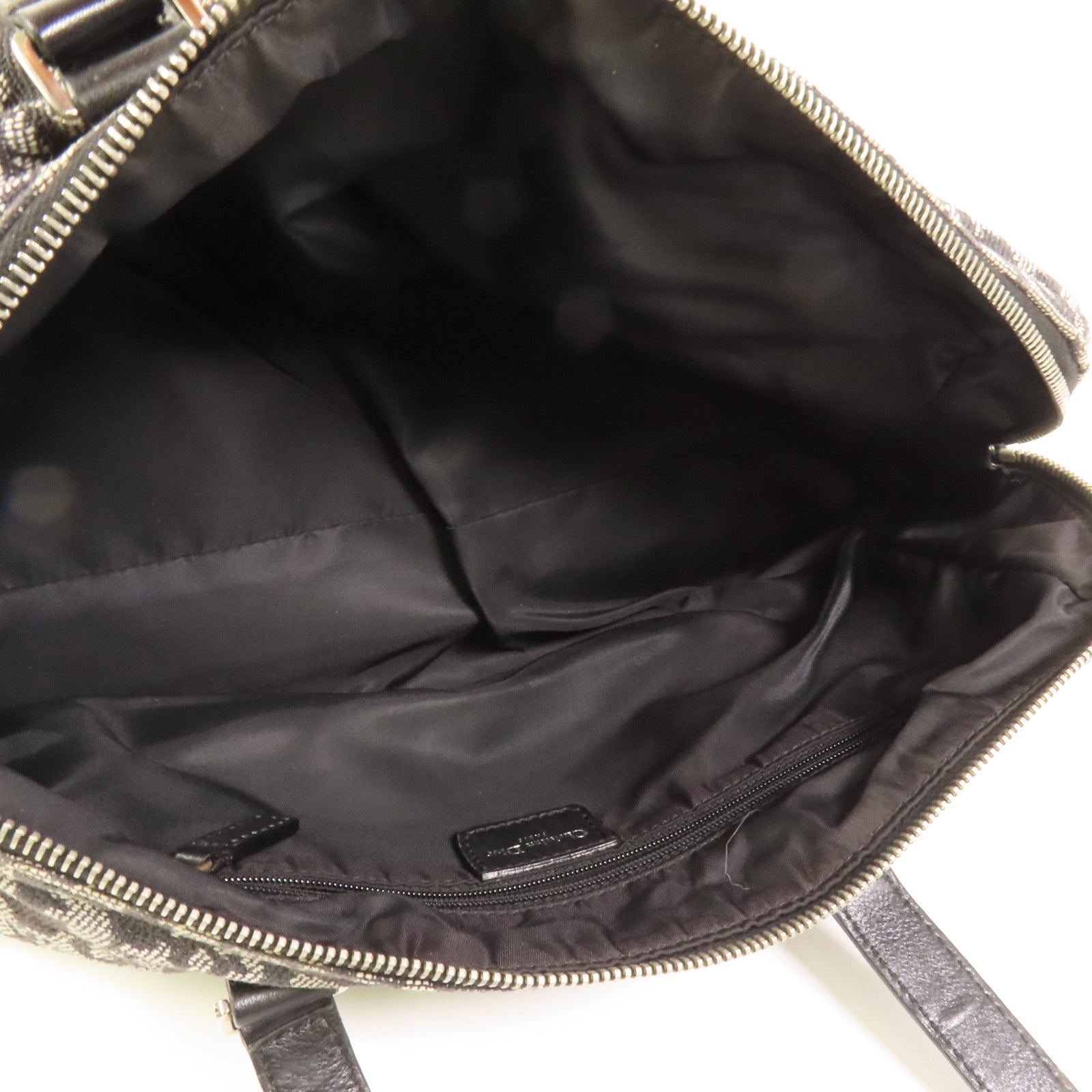 Dior 帆布Vintage Hand Bag銀扣手挽袋