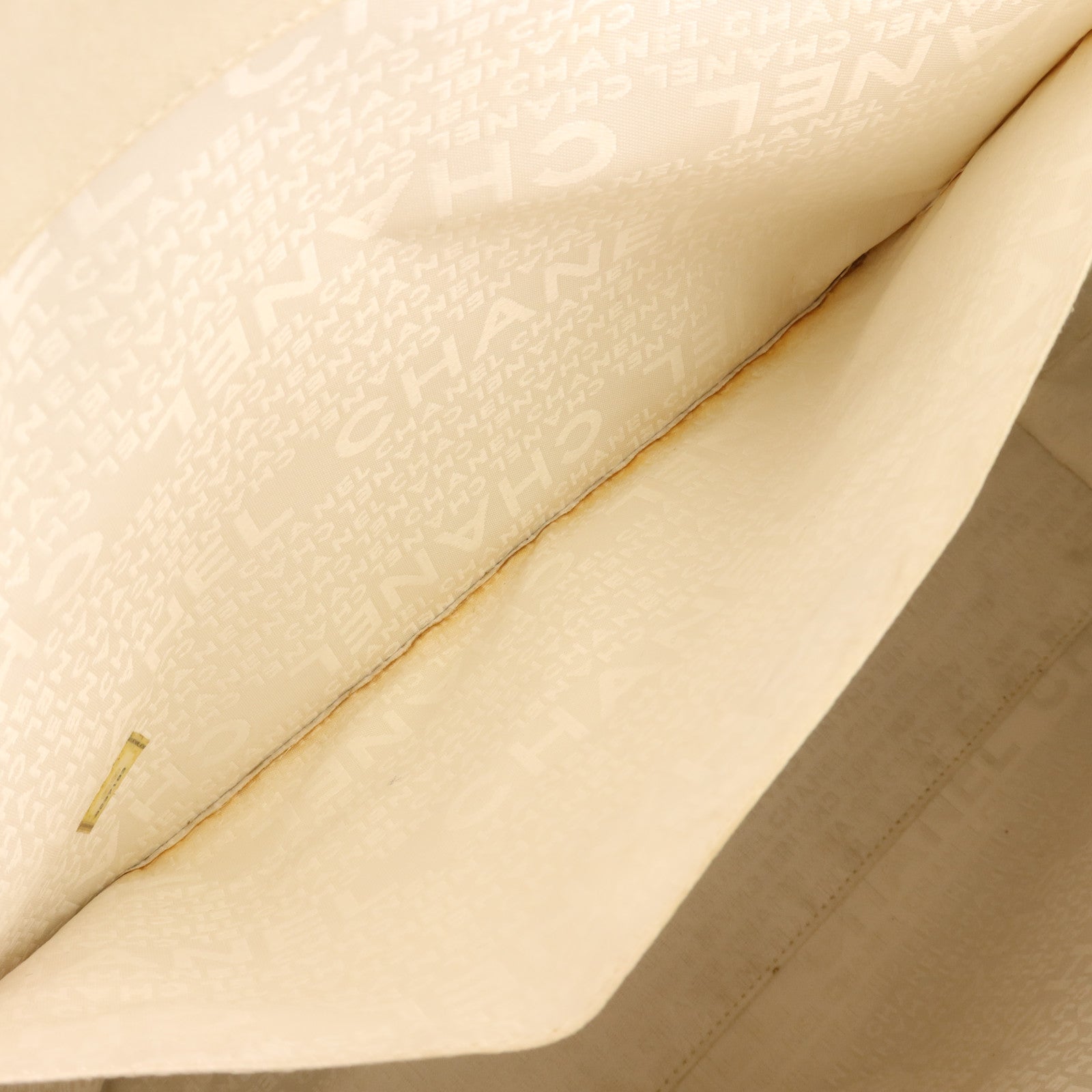 CHANEL 帆布Tote Bag金扣手挽袋