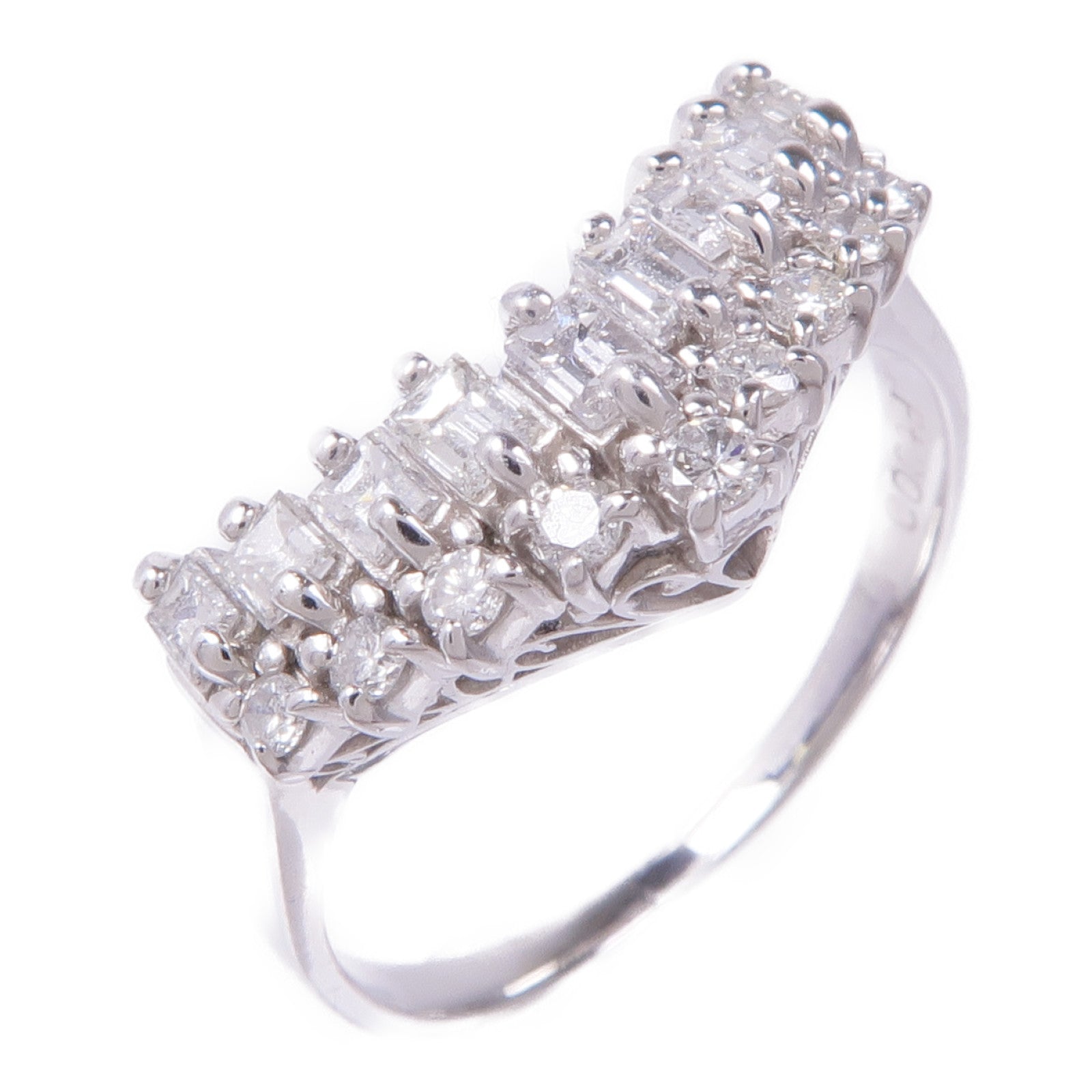 JEWELRY PT900鉑金Diamond Ring鑽石戒指US#6